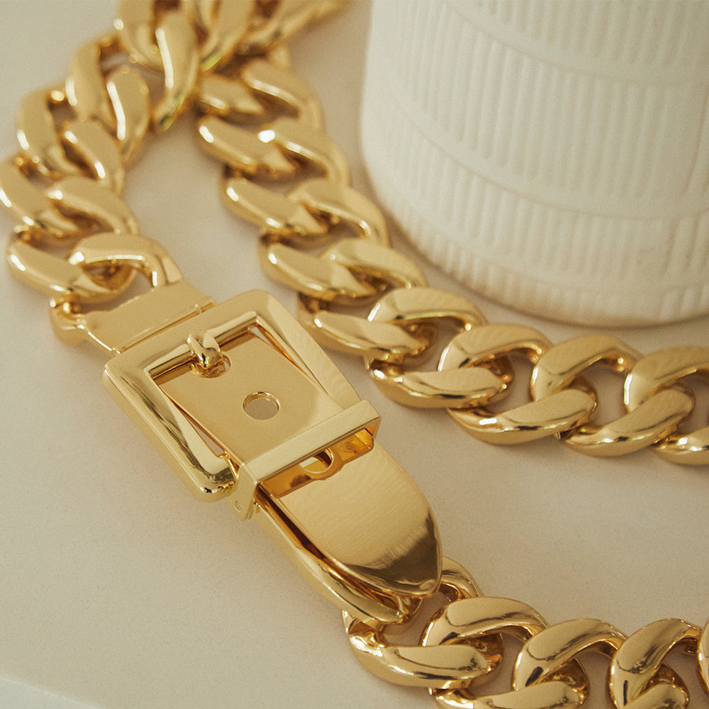 Gold Metal Chain Belt