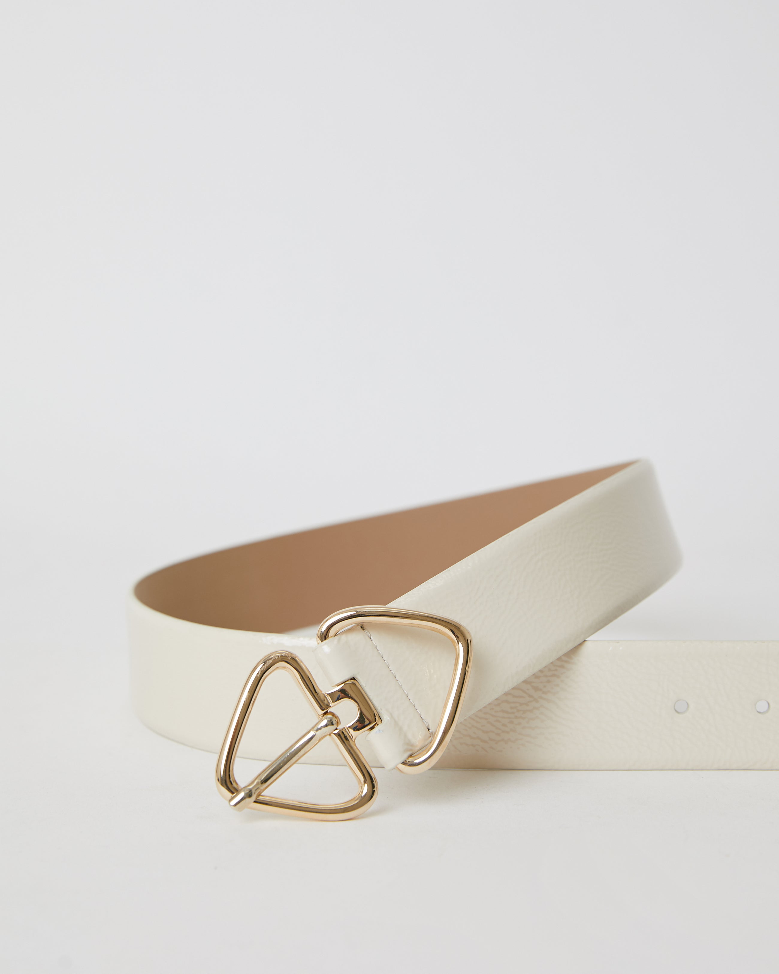 LIVIA GLOSS LEATHER BELT (FINAL SALE)