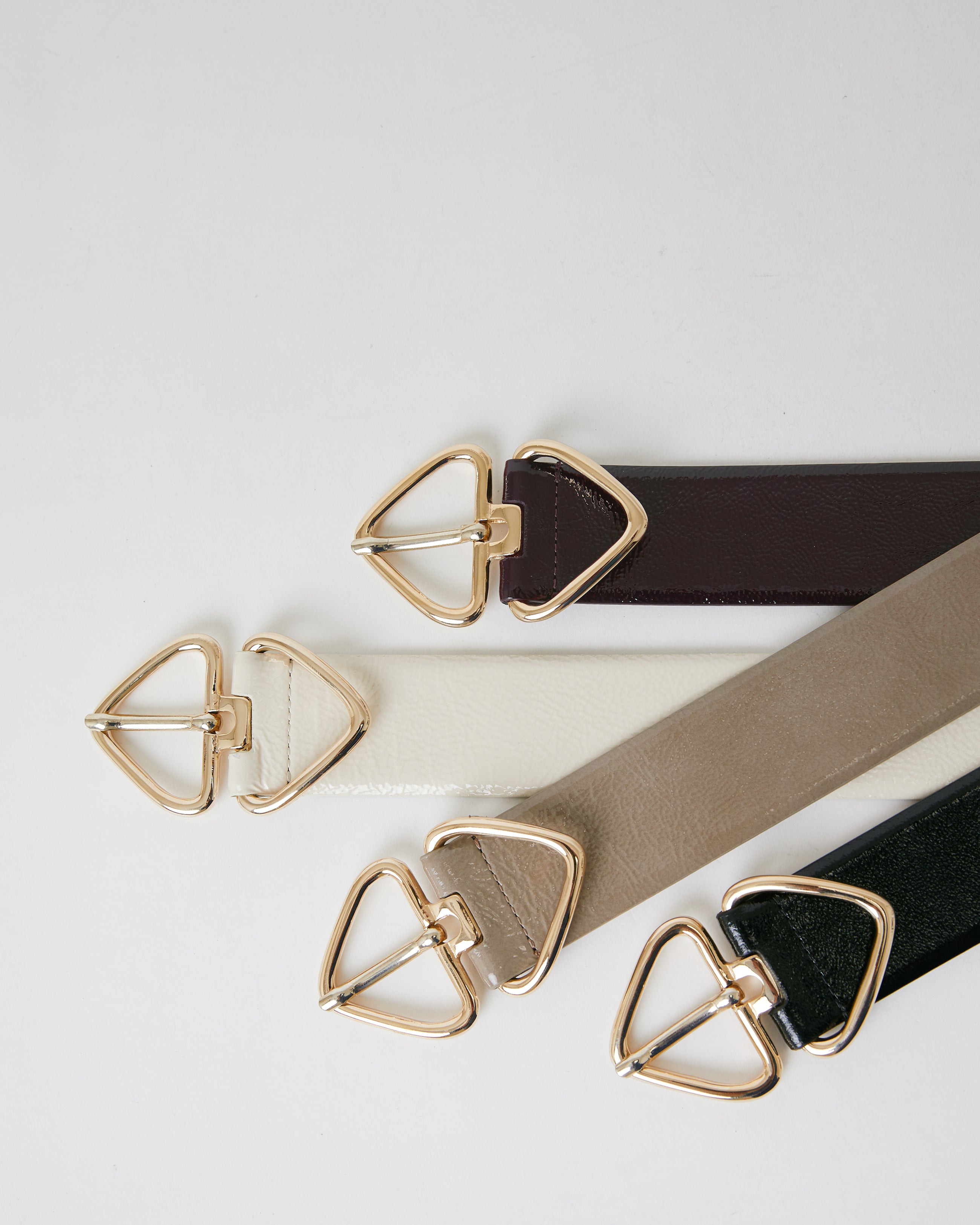 LIVIA GLOSS LEATHER BELT (FINAL SALE)