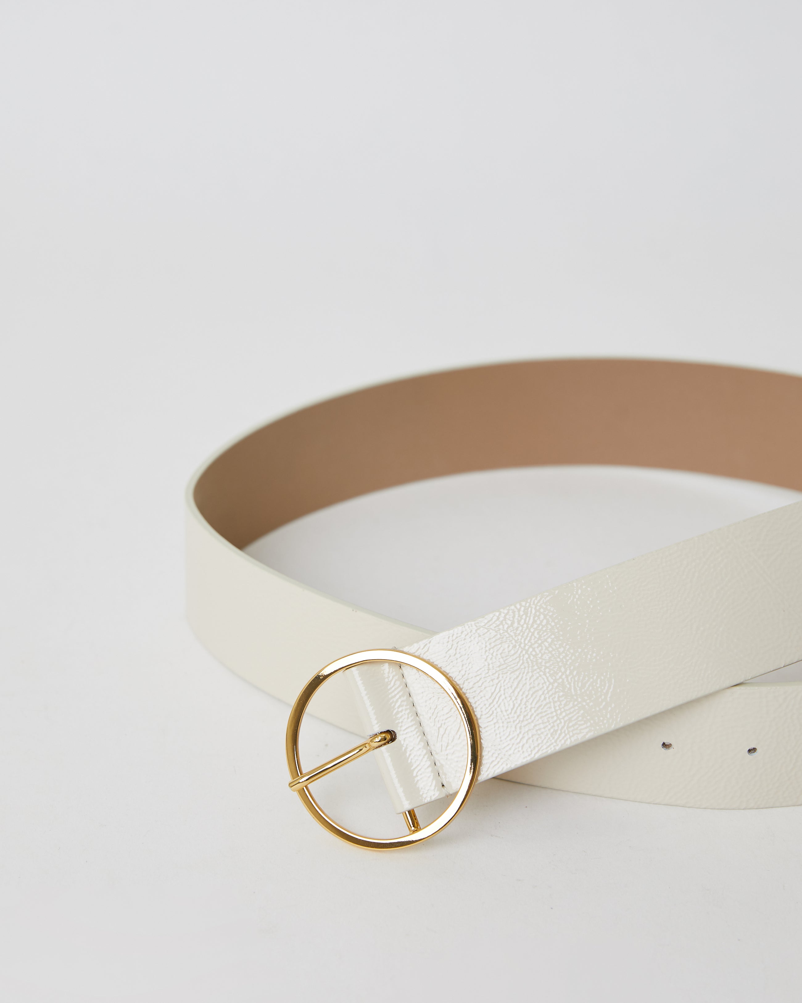 MOLLY GLOSS LEATHER BELT - BELT