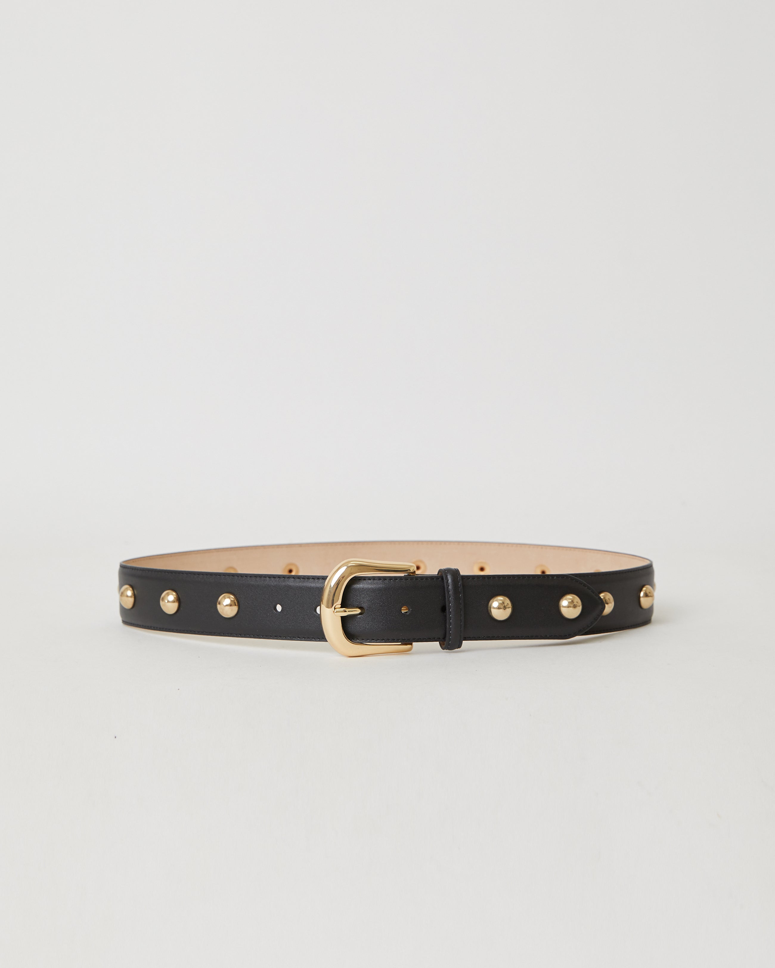 KENNEDY MOTO LEATHER BELT (FINAL SALE) Black Gold - BELT