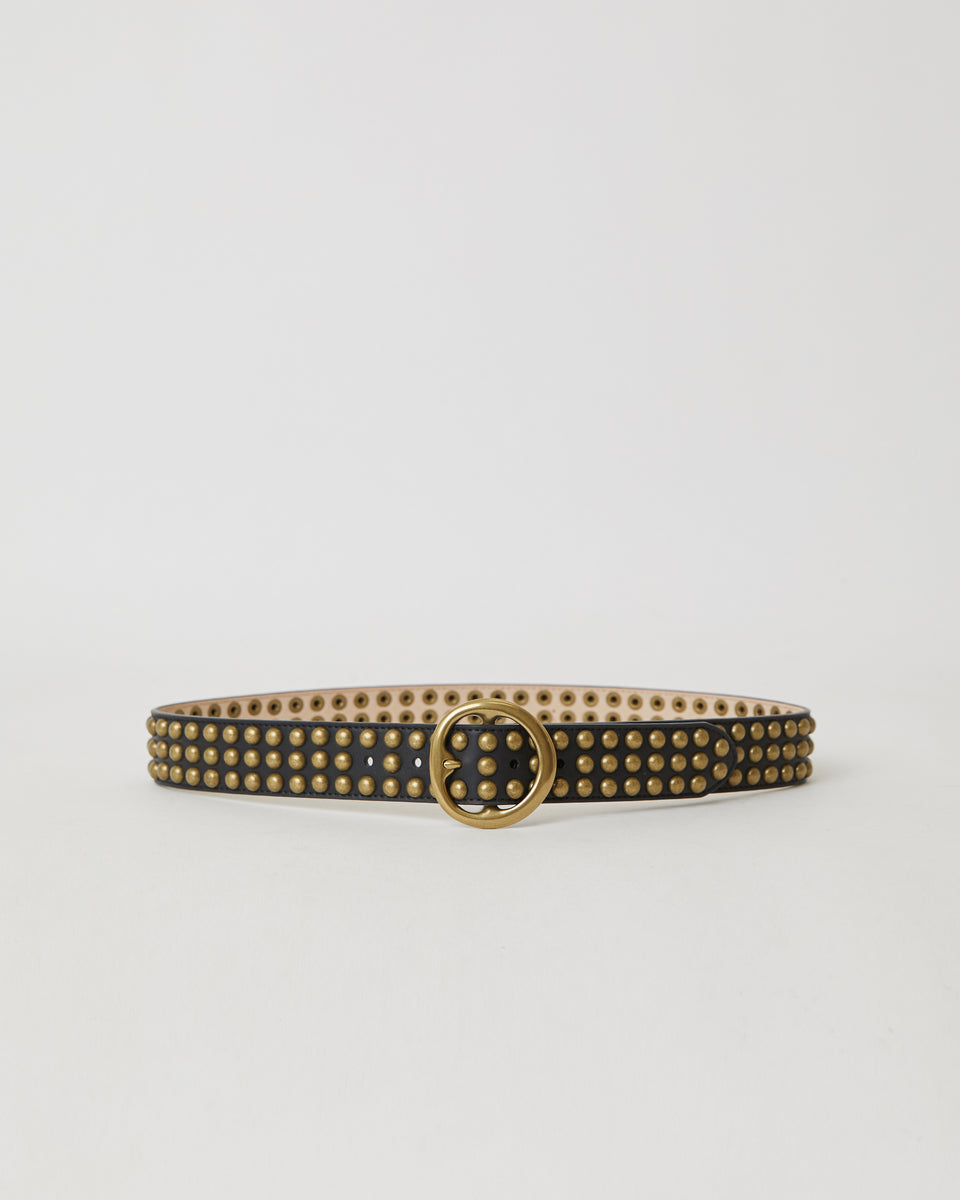 BABY BELL STUDDED LEATHER BELT – B-low The Belt