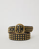 BABY BELL STUDDED LEATHER BELT