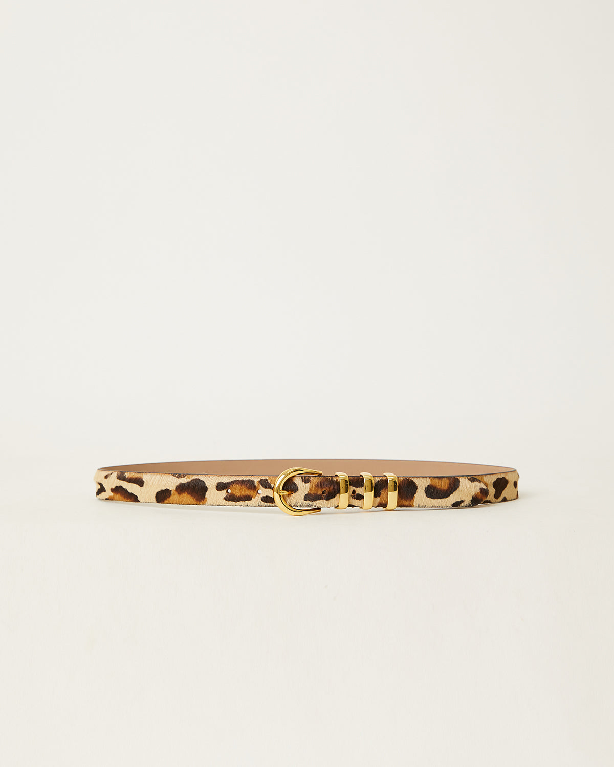 KAD CALF-HAIR LEATHER BELT