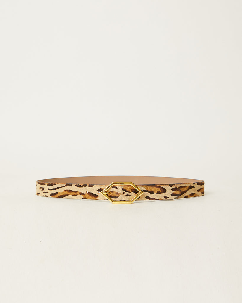 RORY CALF-HAIR LEATHER BELT