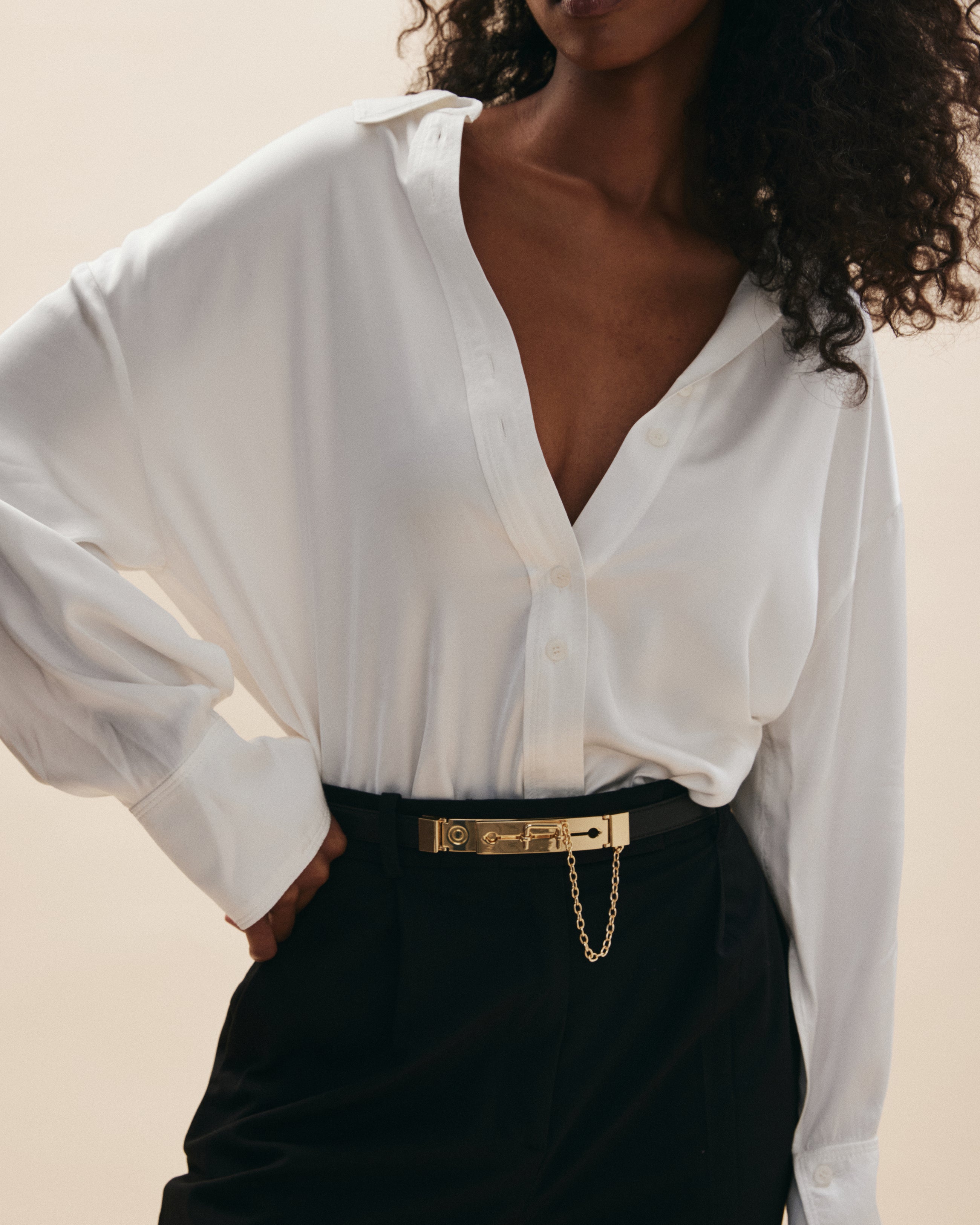 TARA LEATHER BELT - BELT