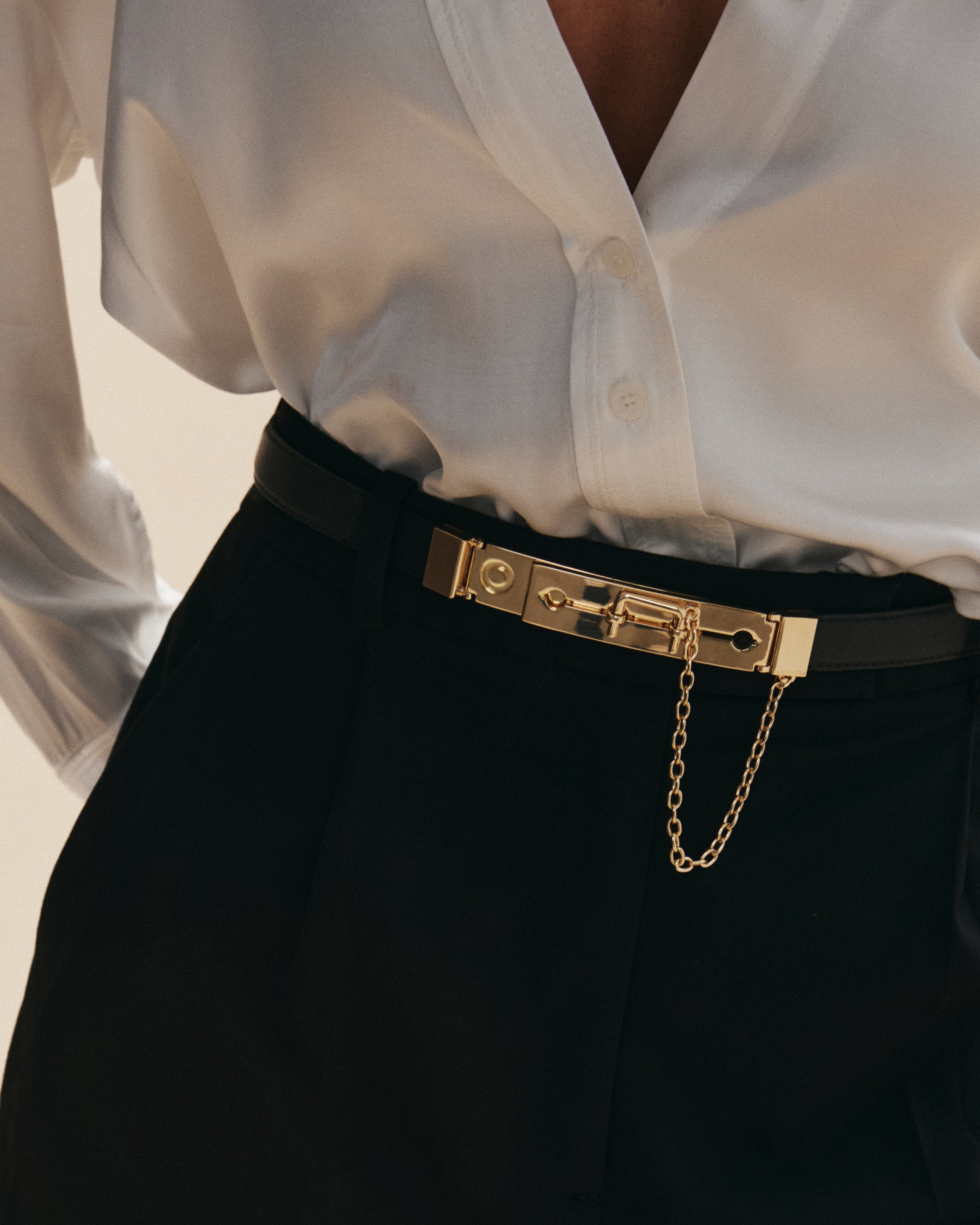 TARA LEATHER BELT - BELT