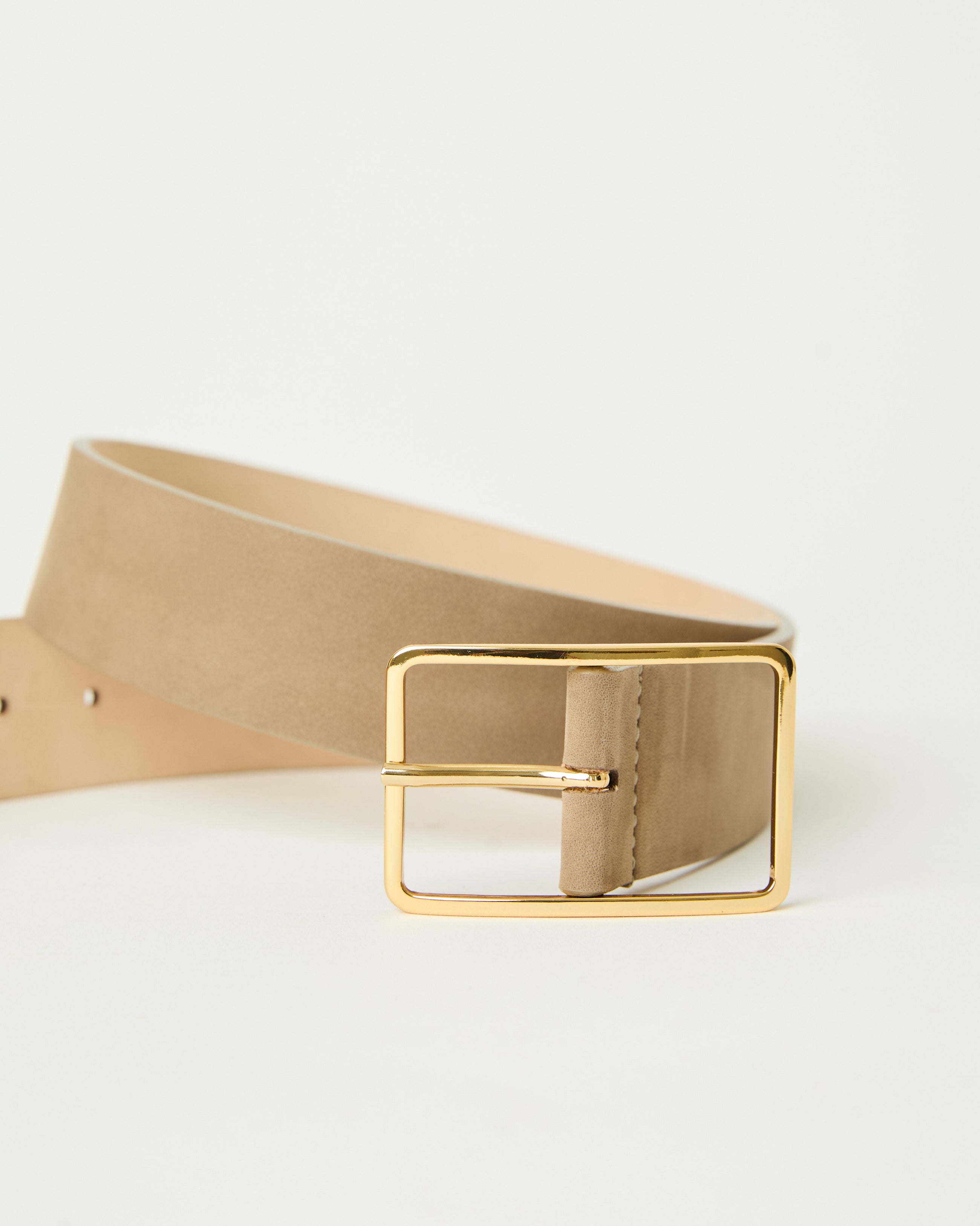 MILLA NUBUCK BELT Taupe Gold - BELT