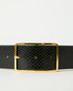 MILLA PYTHON LEATHER BELT
