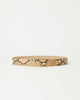 MILLA PYTHON LEATHER BELT