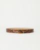 MILLA PYTHON LEATHER BELT