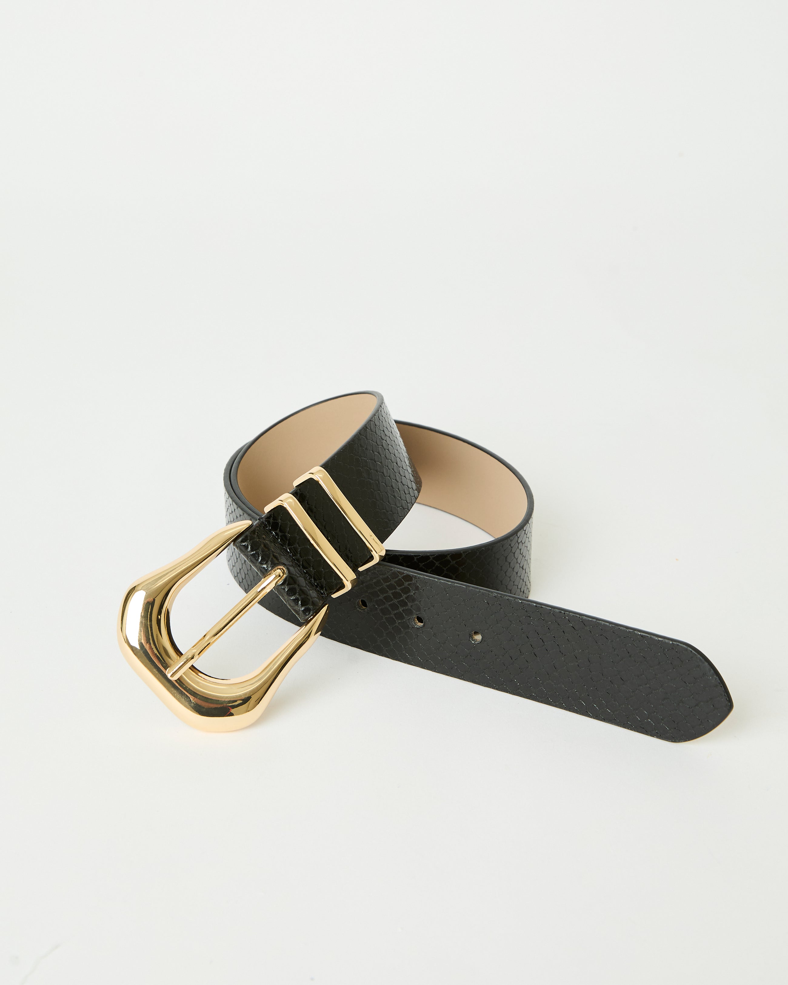 KODA PYTHON LEATHER BELT - BELT