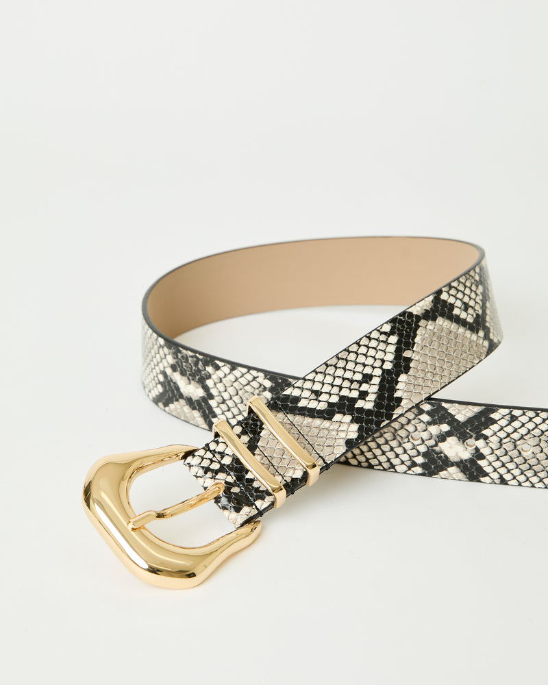 KODA PYTHON LEATHER BELT