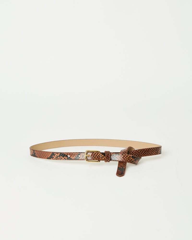 CALVIN PYTHON LEATHER BELT
