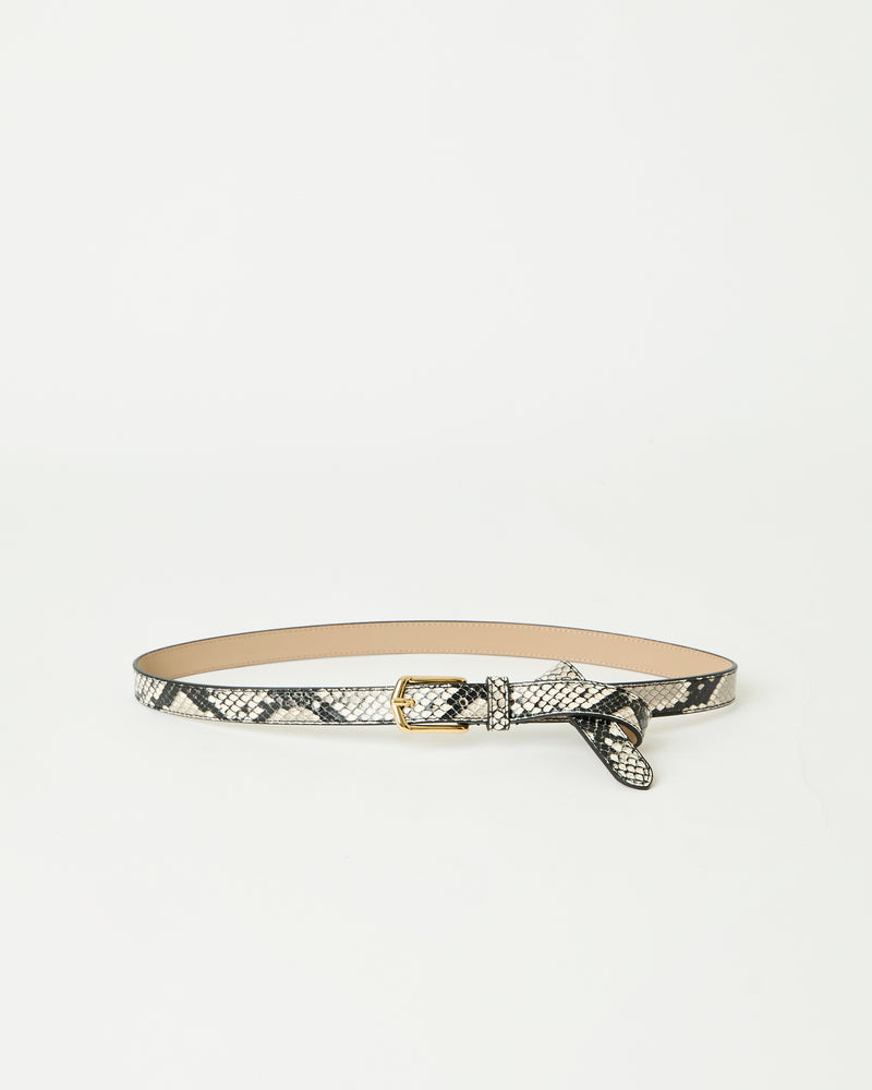 CALVIN PYTHON LEATHER BELT