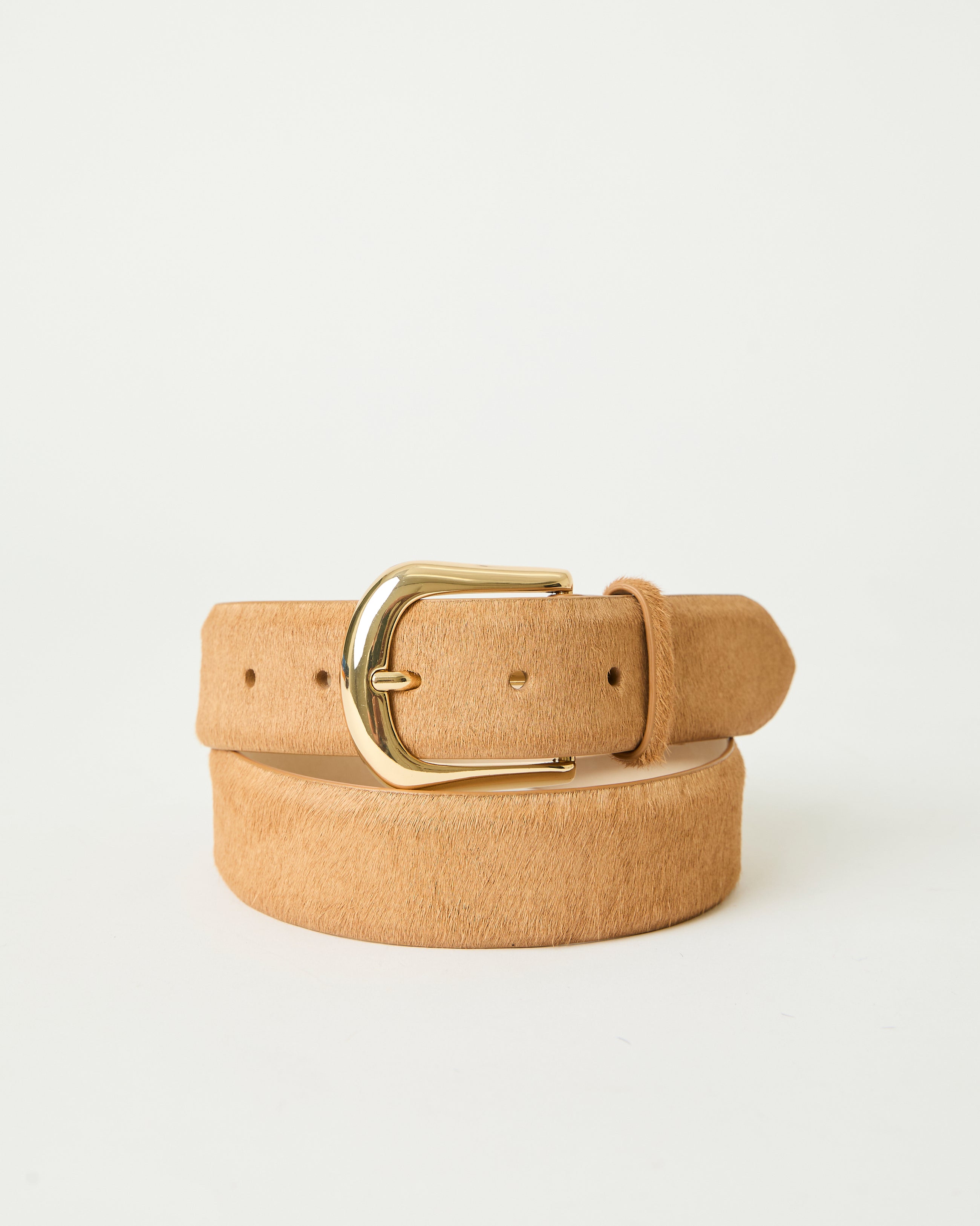 KENNEDY CALF-HAIR LEATHER BELT - BELT