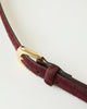 KENNEDY MINI CALF-HAIR LEATHER BELT