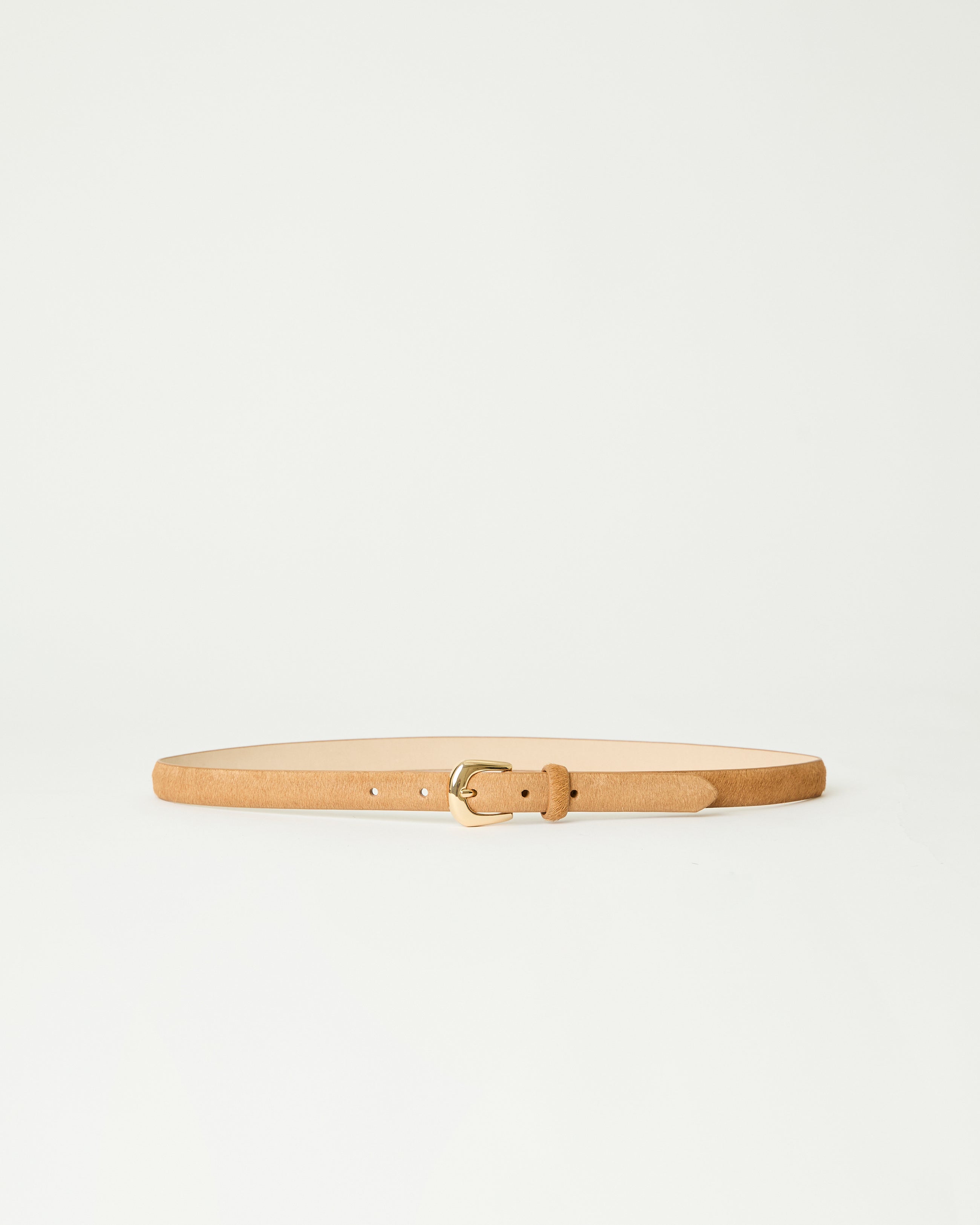 KENNEDY MINI CALF-HAIR LEATHER BELT