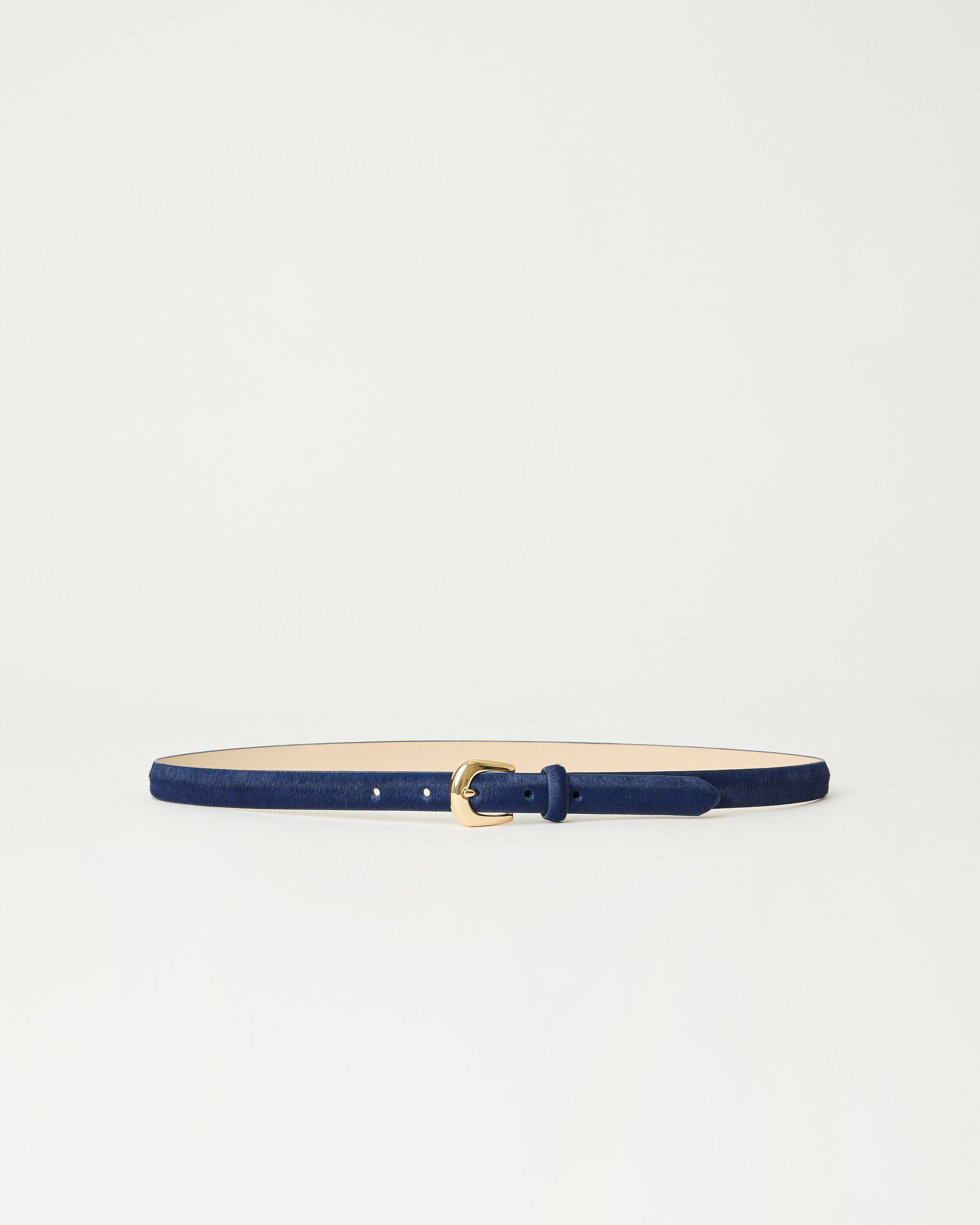 KENNEDY MINI CALF-HAIR LEATHER BELT