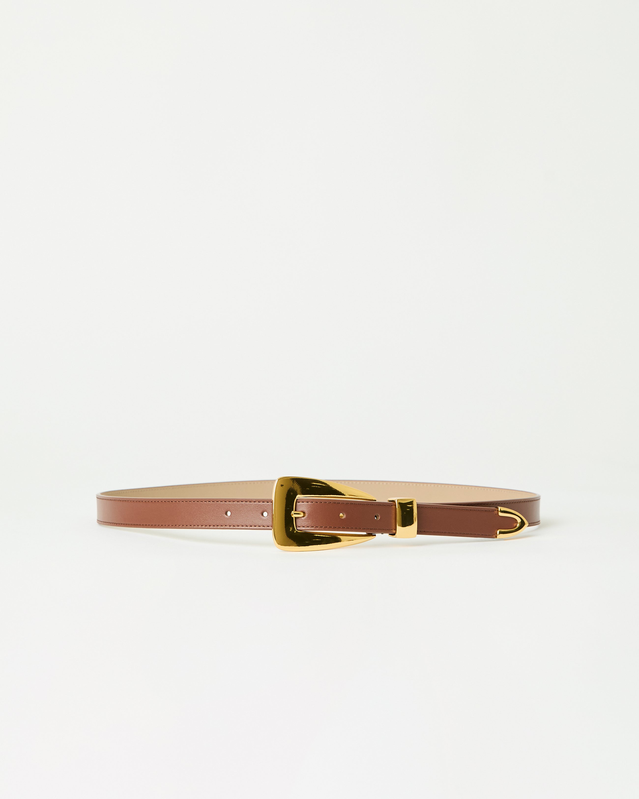 BRIAR LEATHER BELT Madeira Gold - BELT