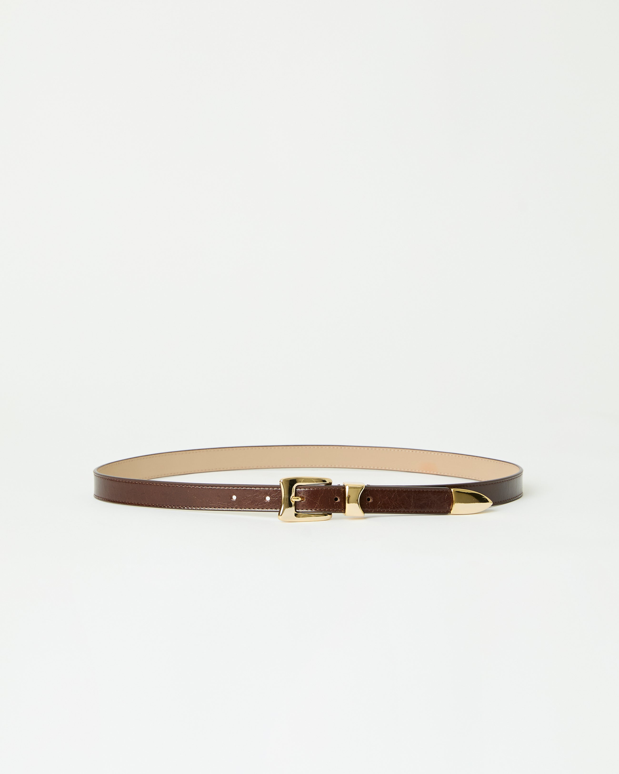 AIDEN RUGOUS LEATHER BELT - BELT