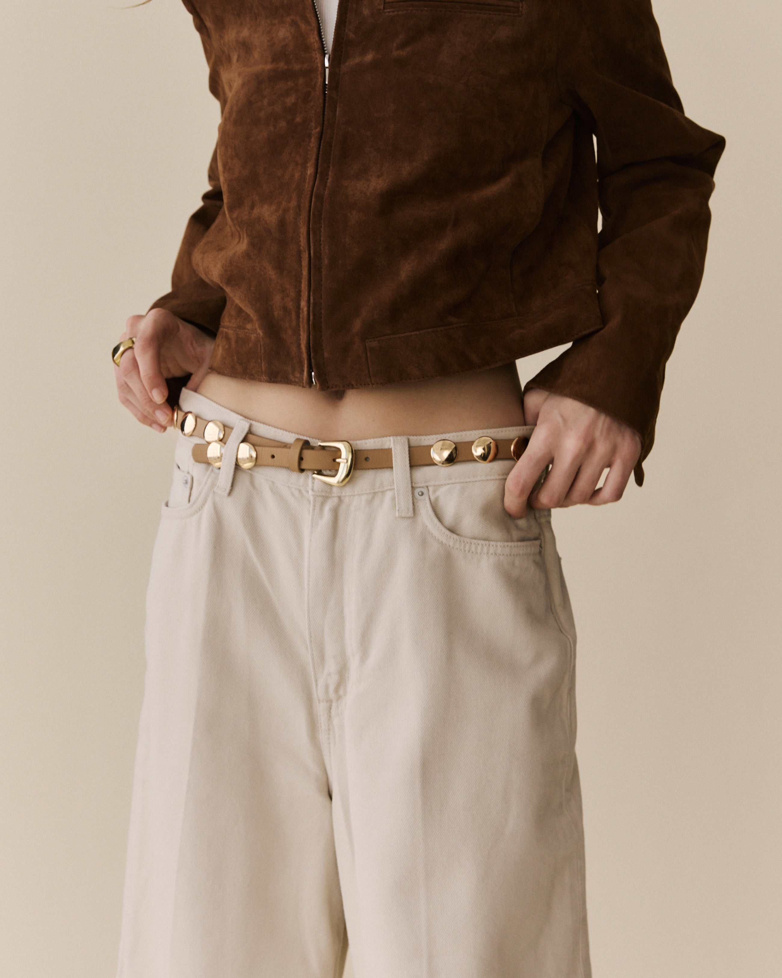 AMES LEATHER BELT - BELT