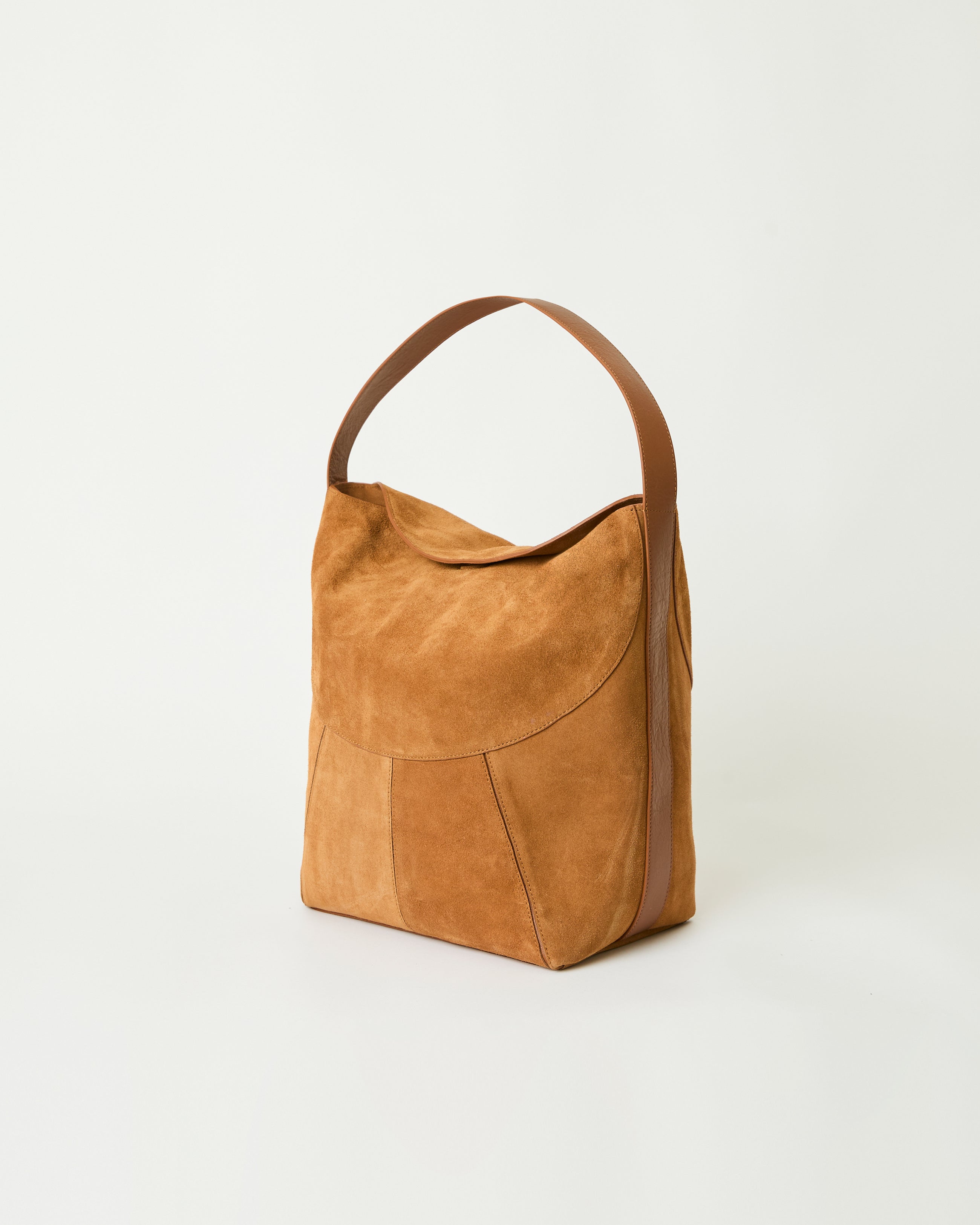 ROWE SUEDE BUCKET BAG - HANDBAGS