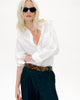 MILLA PYTHON LEATHER BELT