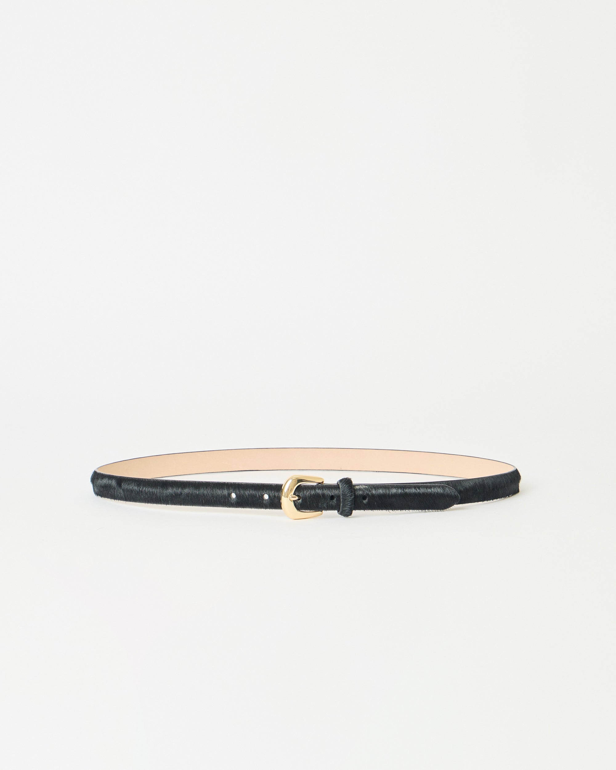 KENNEDY MINI CALF-HAIR LEATHER BELT