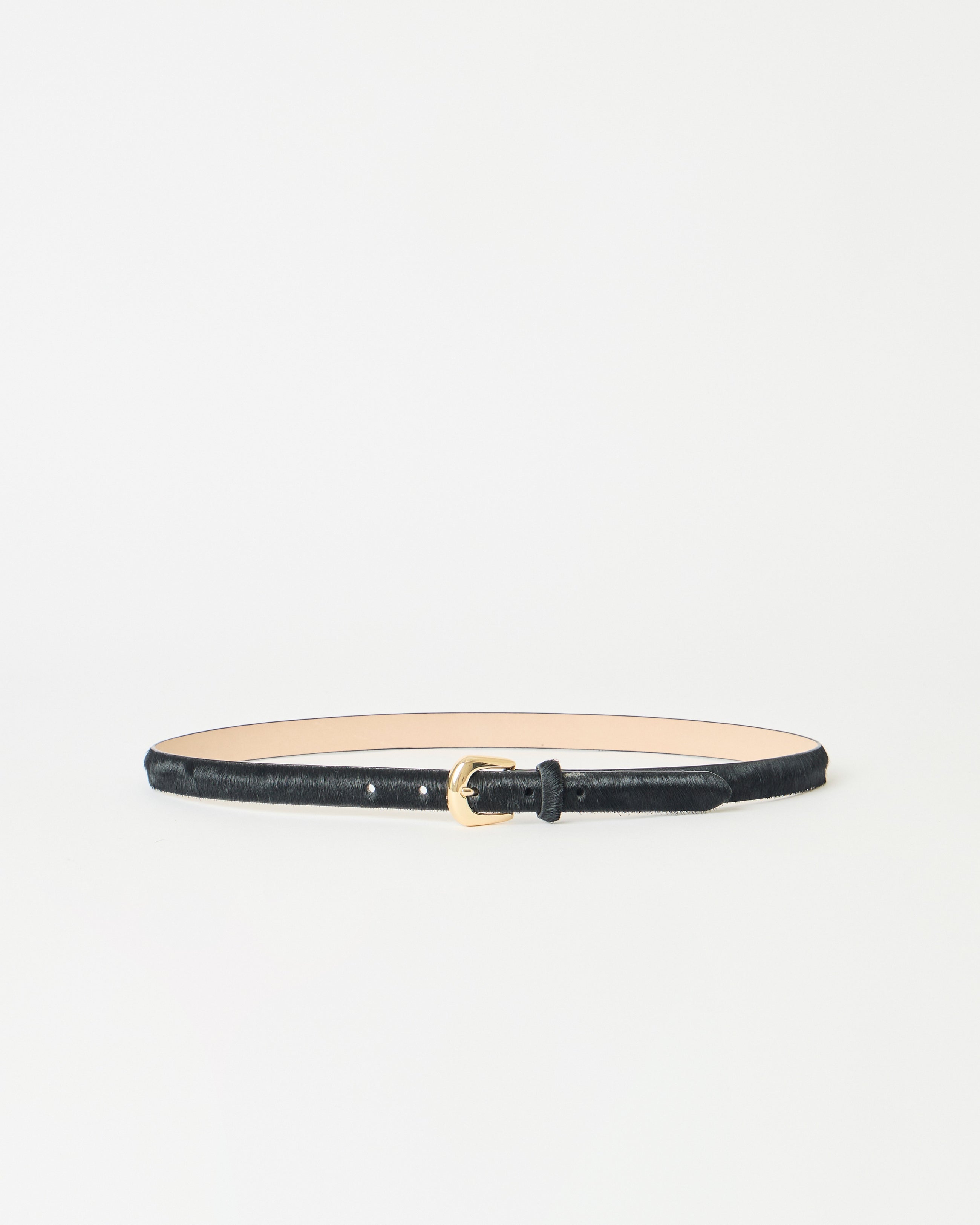 KENNEDY MINI CALF-HAIR LEATHER BELT
