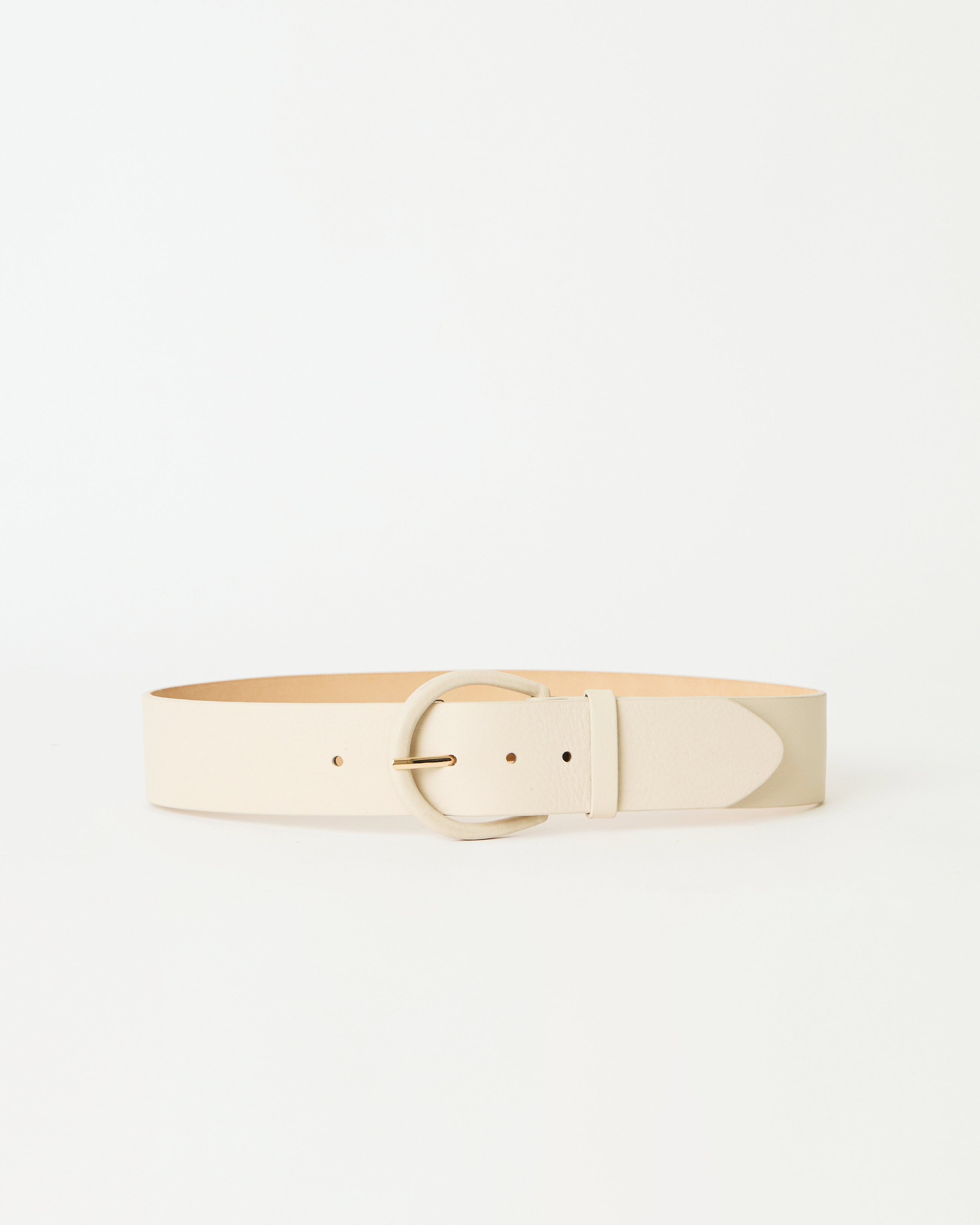 KELLEN LEATHER BELT Bone - BELT