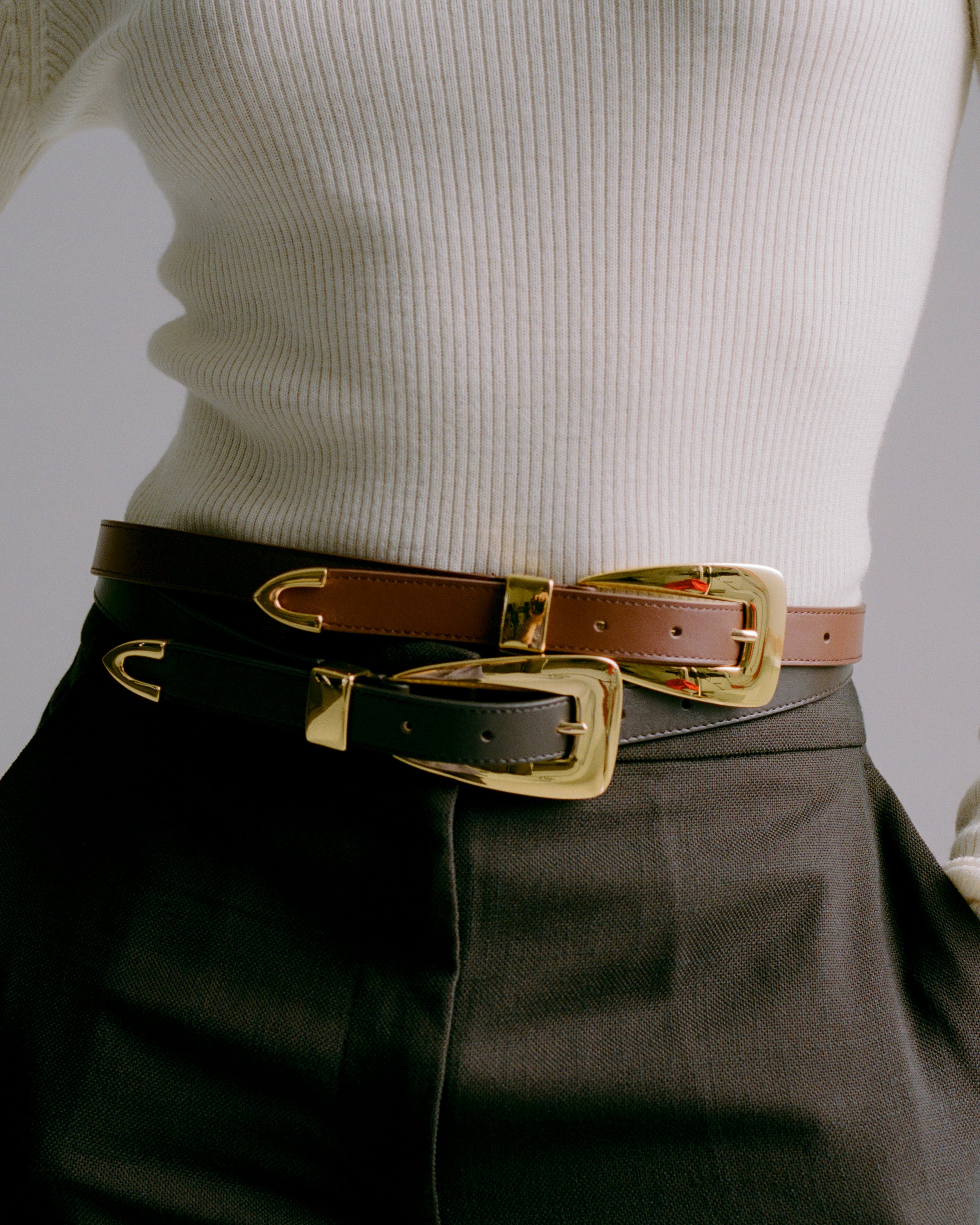 BRIAR LEATHER BELT