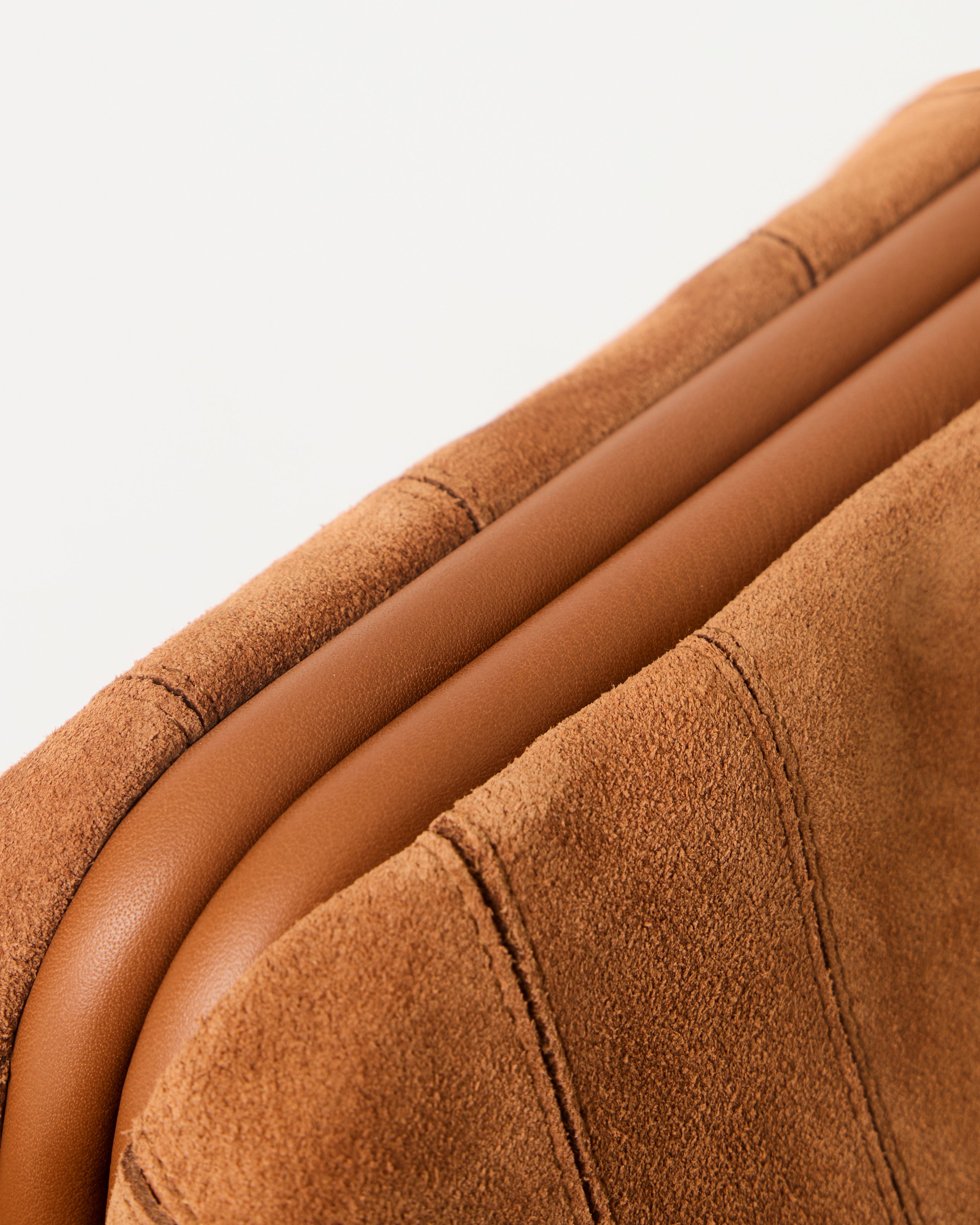 ROWE SUEDE CLUTCH LEATHER BAG - HANDBAGS