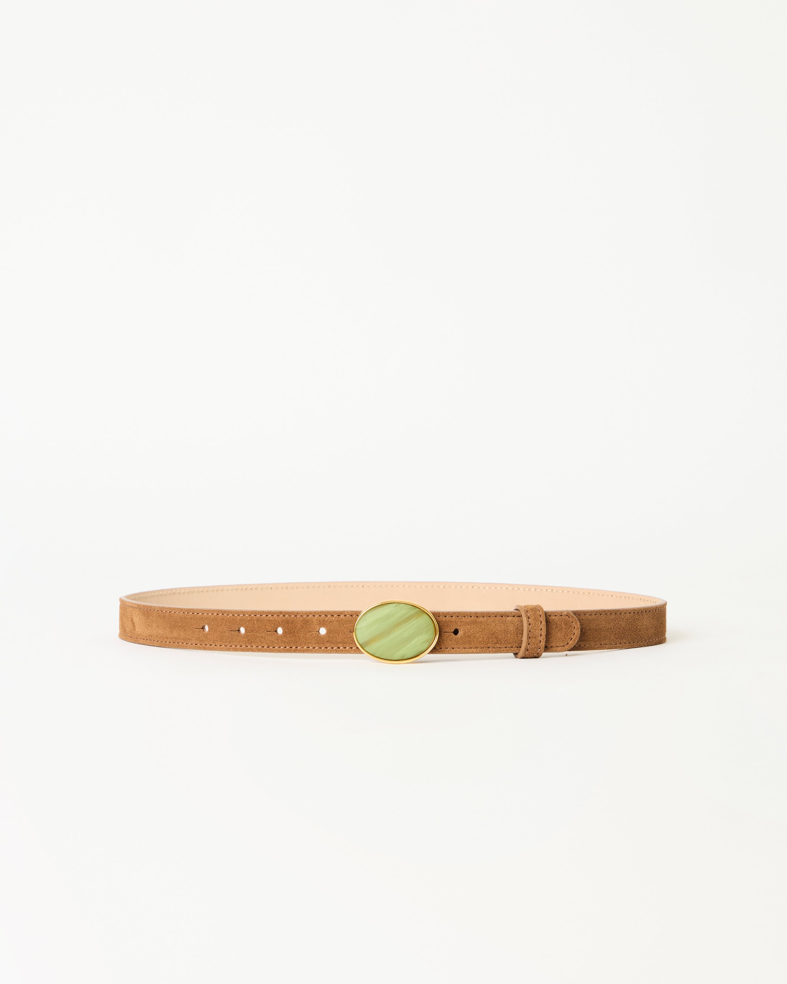 KIMANI SUEDE BELT Bronze Jade - BELT