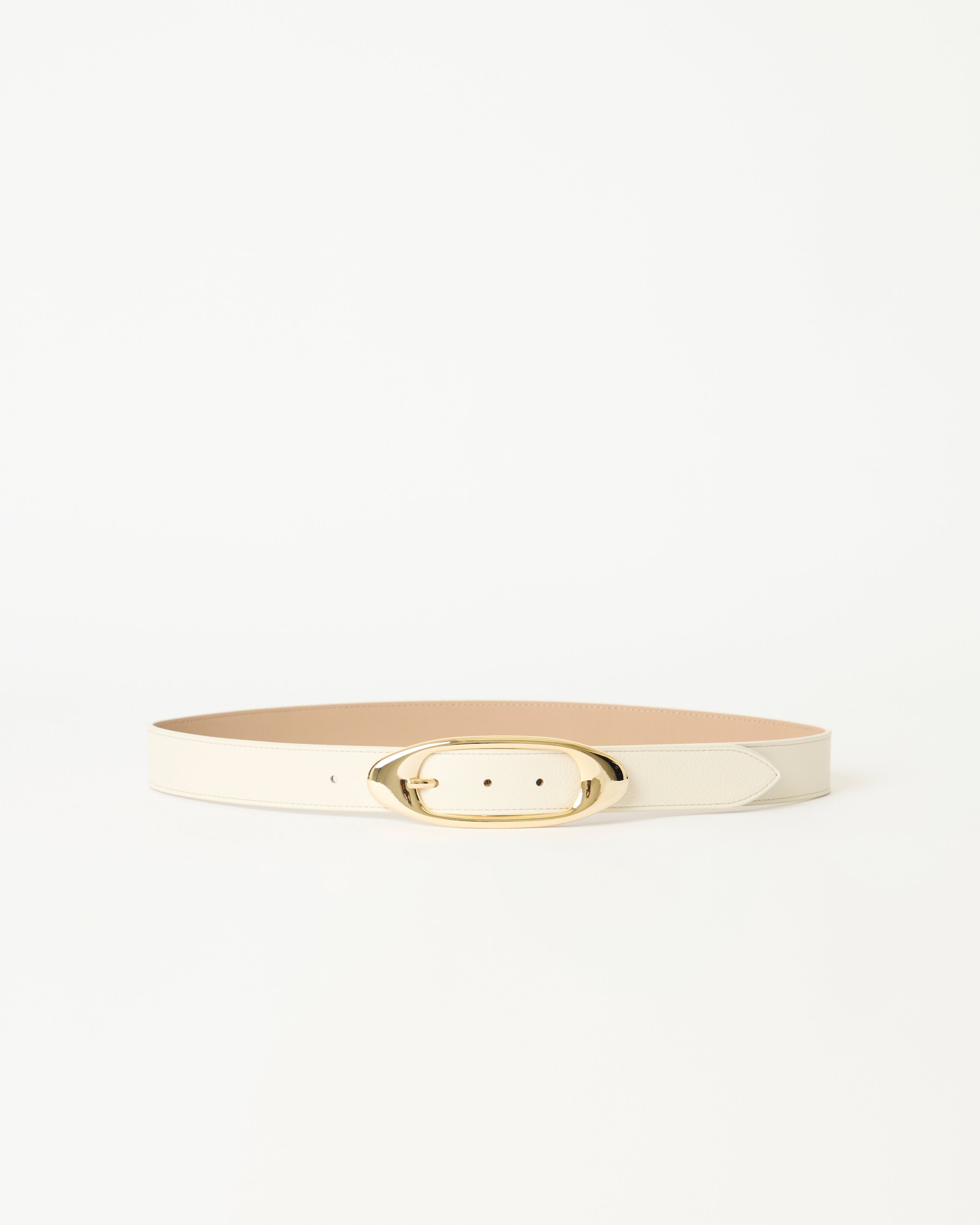 CANDICE LEATHER BELT Gesso Gold - BELT