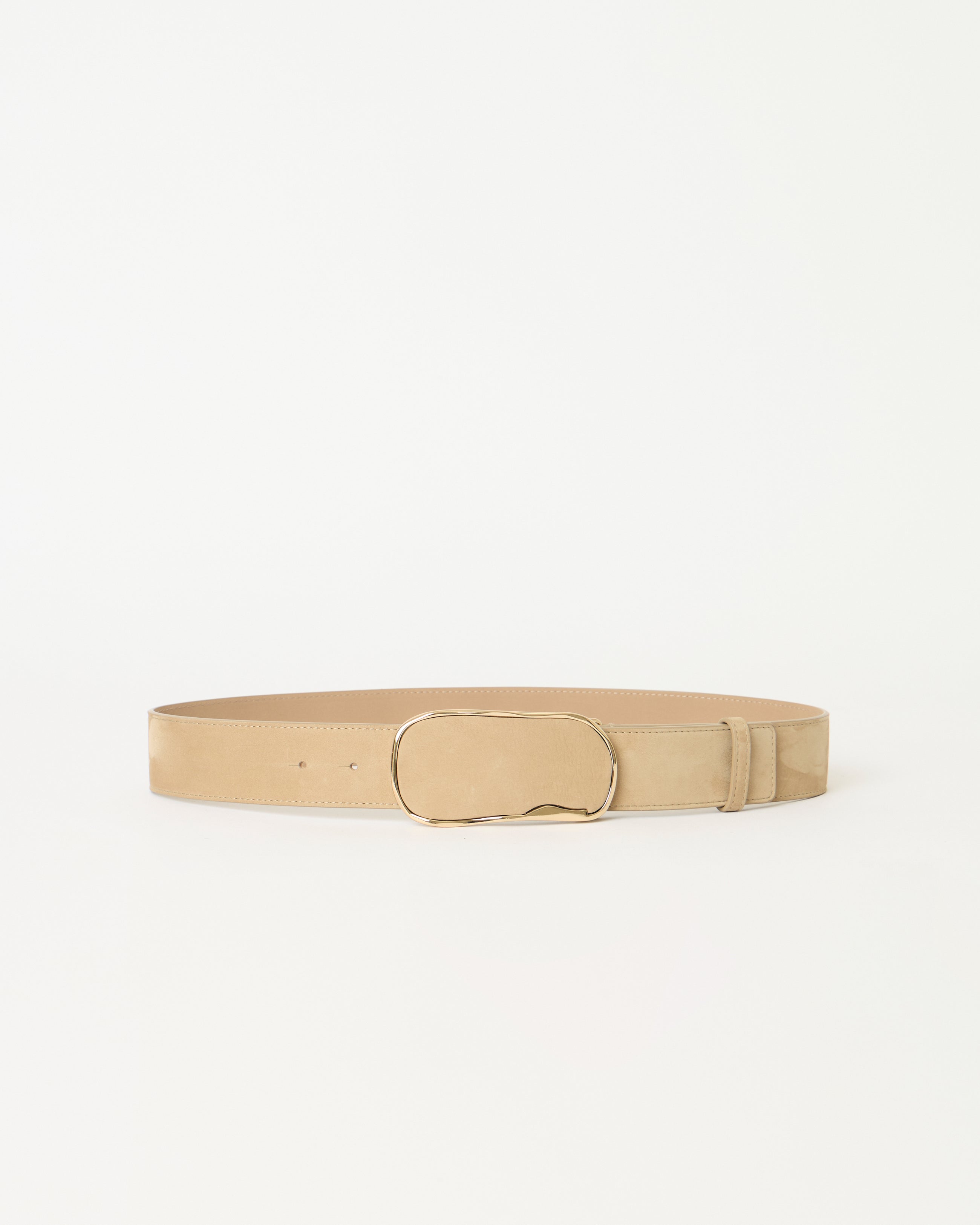 JONAH NUBUCK BELT Macchiato Gold - BELT
