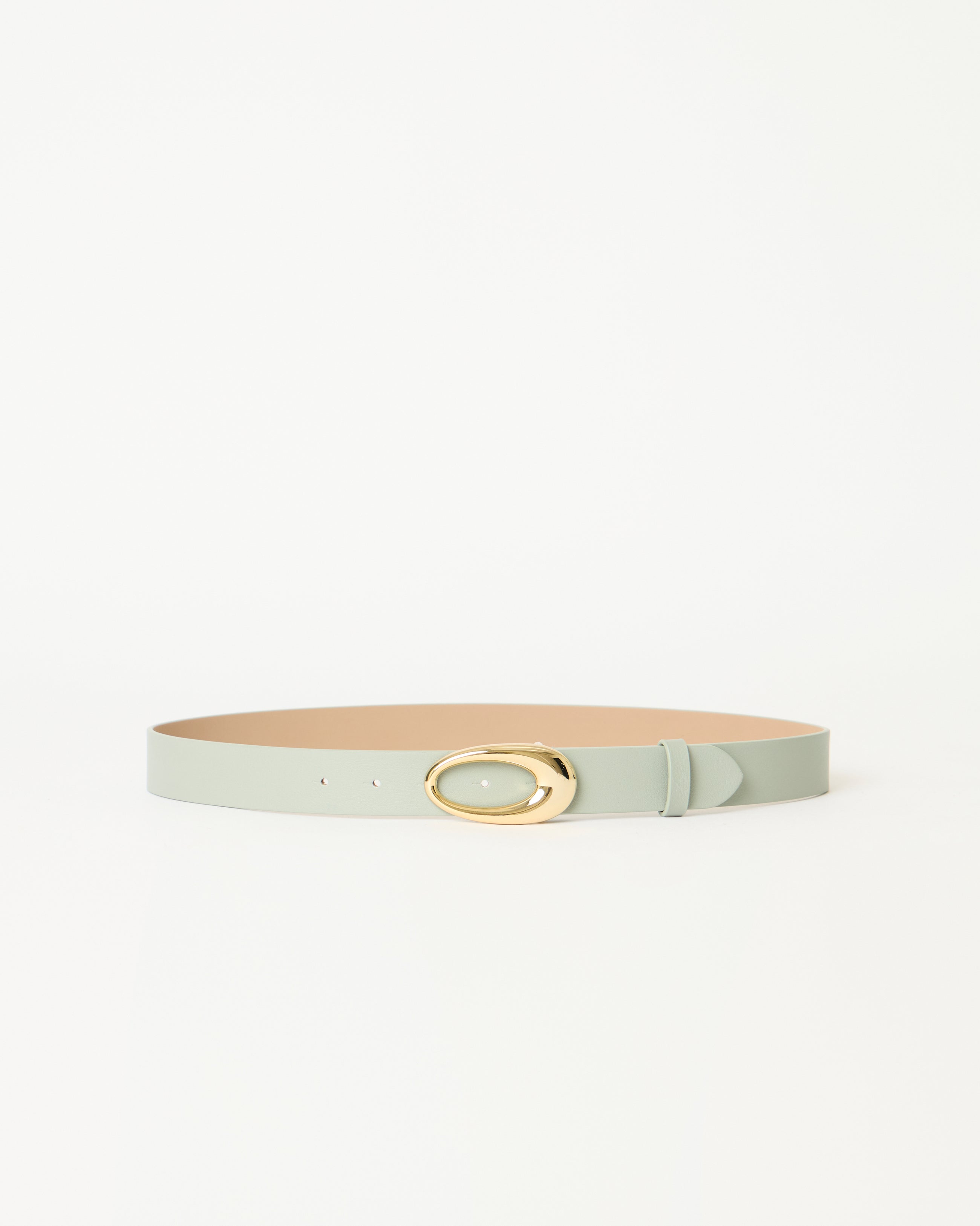 DAPHNE LEATHER BELT Mint Gold - BELT