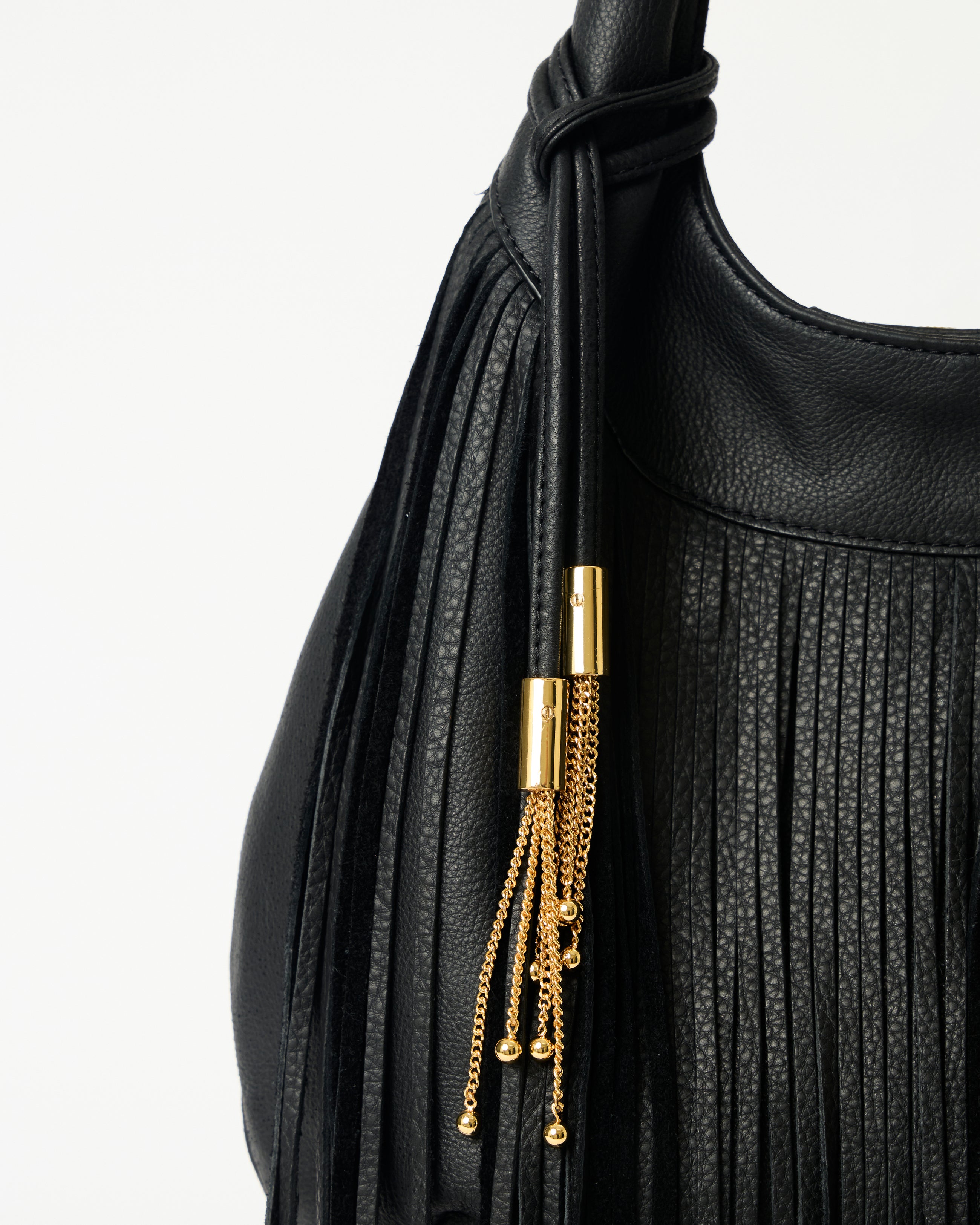 MELROSE LEATHER HOBO - HANDBAGS