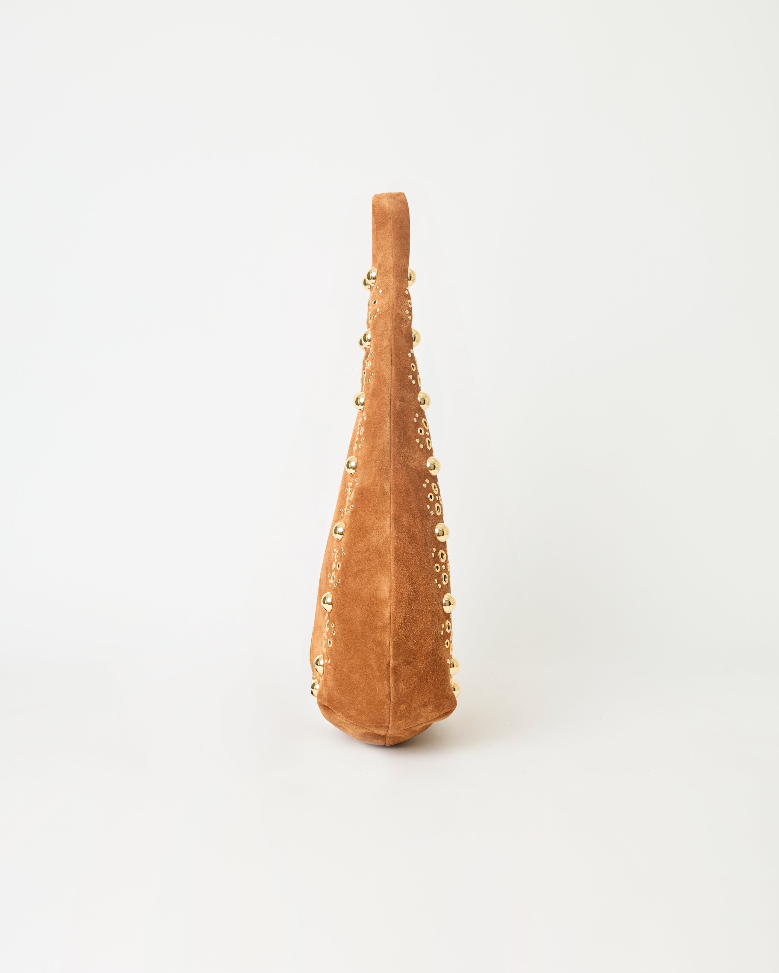 INEZ STUDDED SUEDE HOBO - HANDBAGS