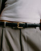 KENNEDY MINI CALF-HAIR LEATHER BELT