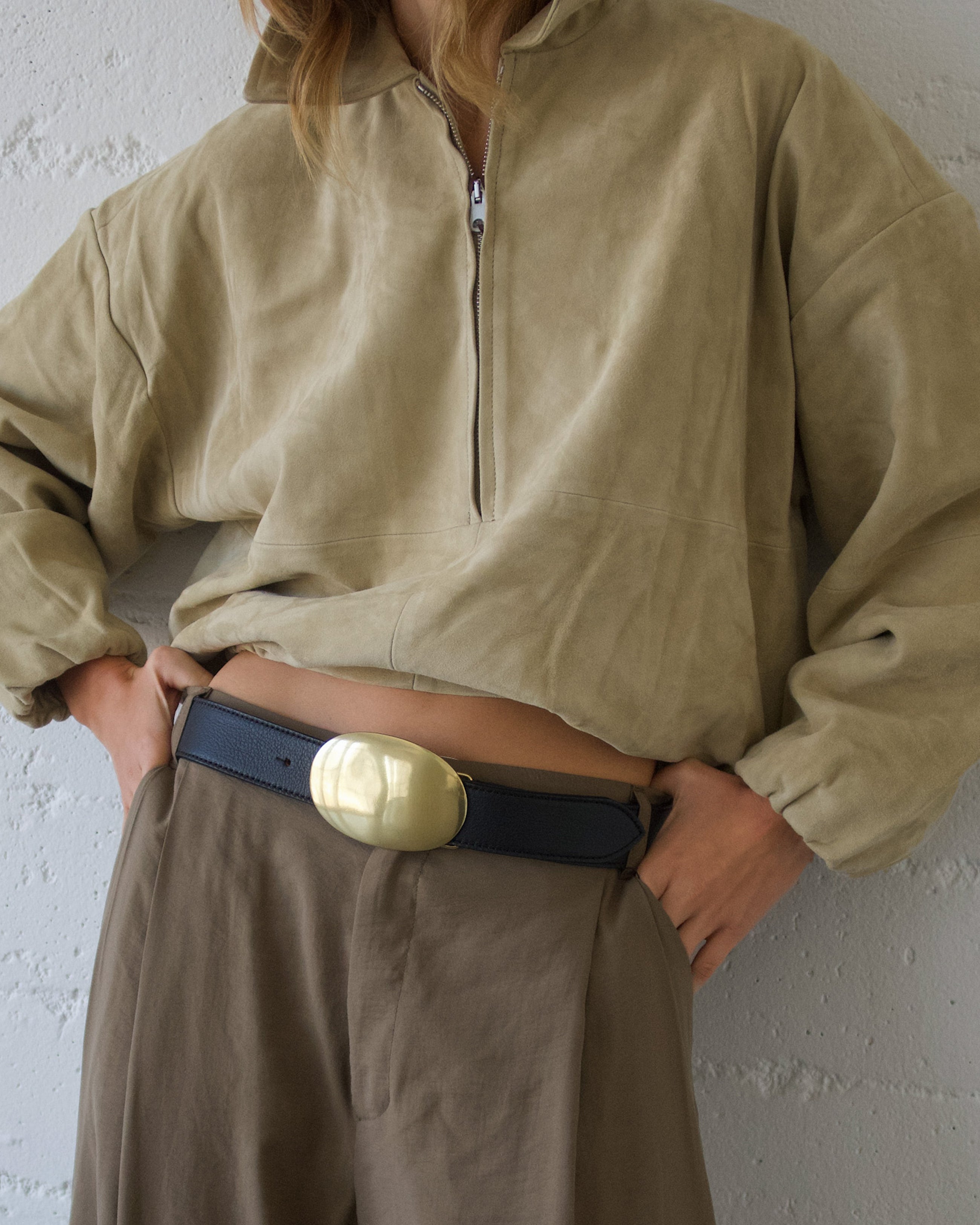 MYRA LEATHER BELT - BELT