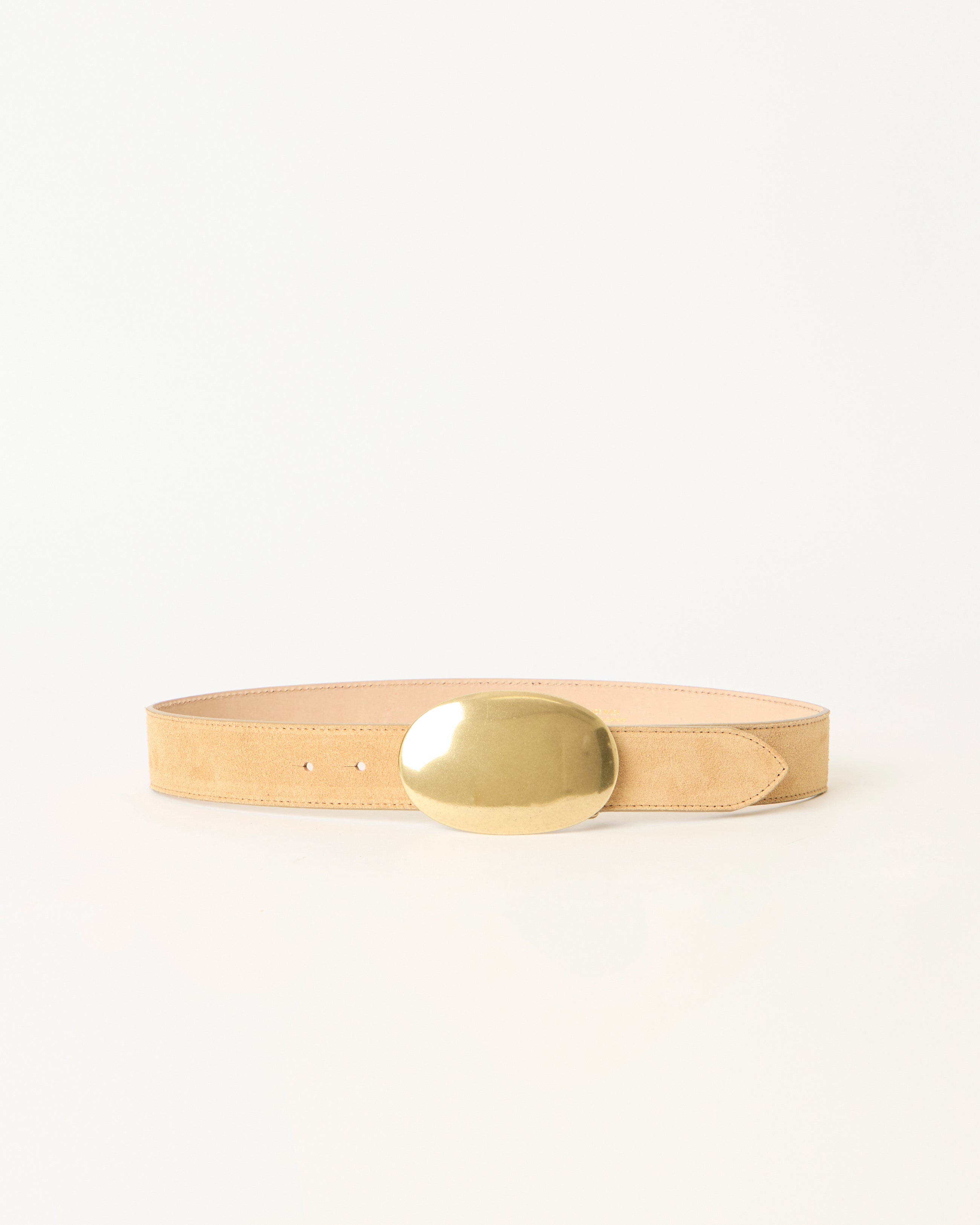 MYRA SUEDE BELT Lt. Camel Brass - BELT