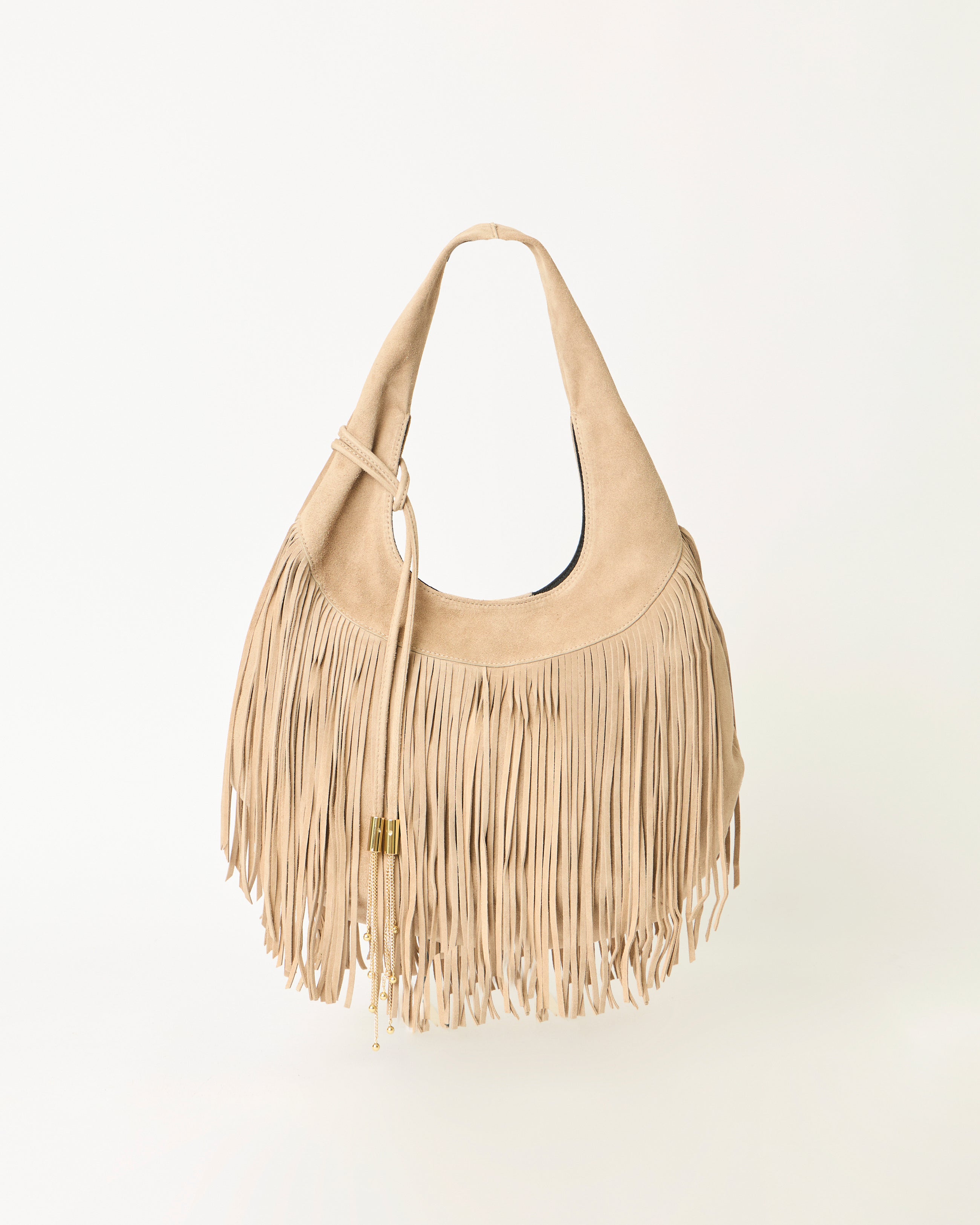 MELROSE SUEDE HOBO Macchiato - HANDBAGS