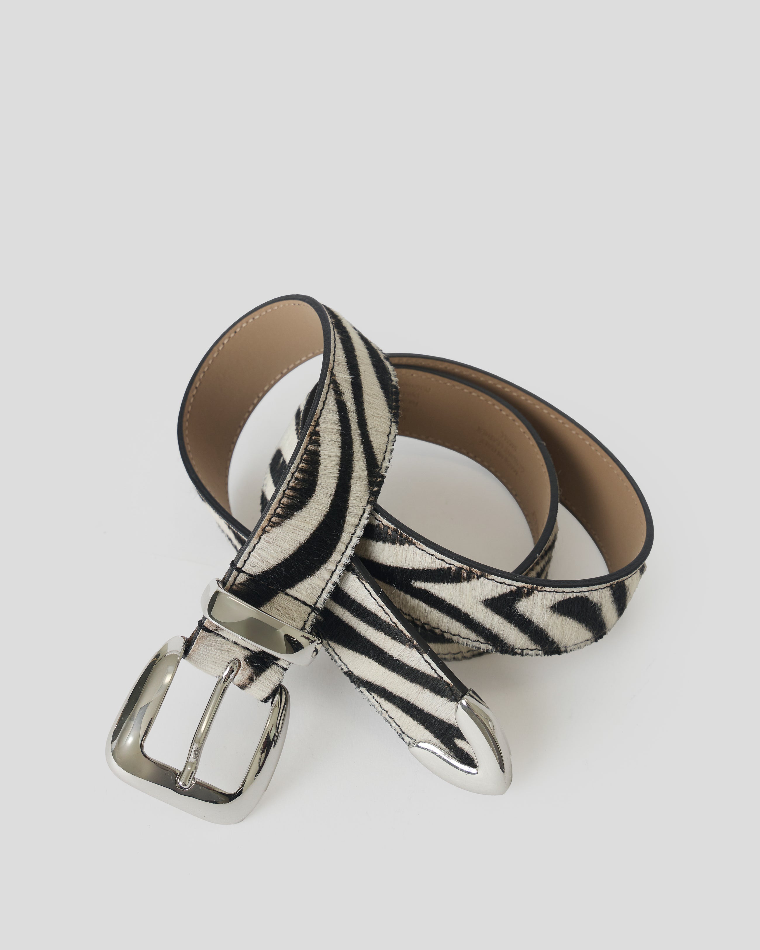 ESTI CALF-HAIR BELT