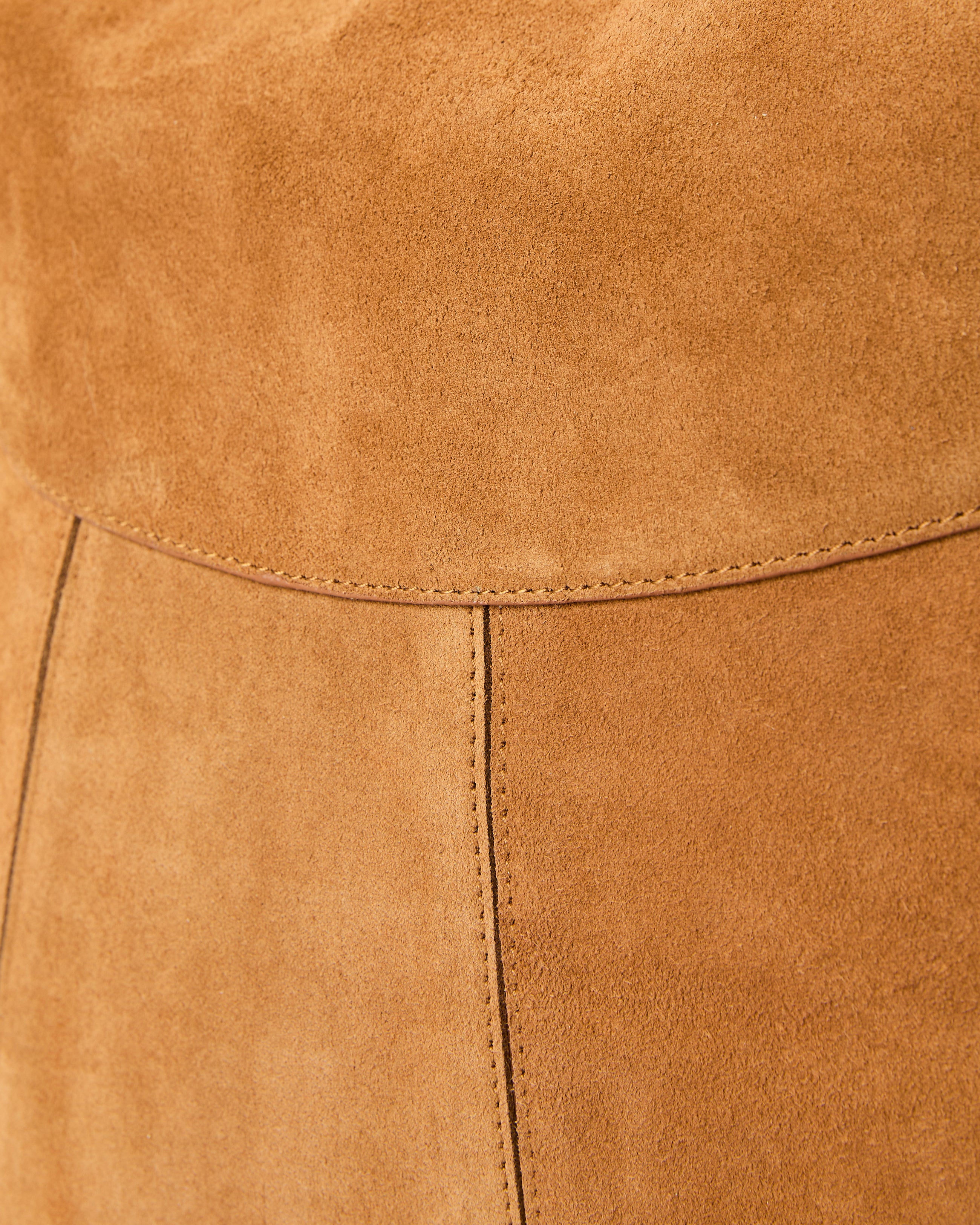 ROWE SUEDE BUCKET BAG - HANDBAGS