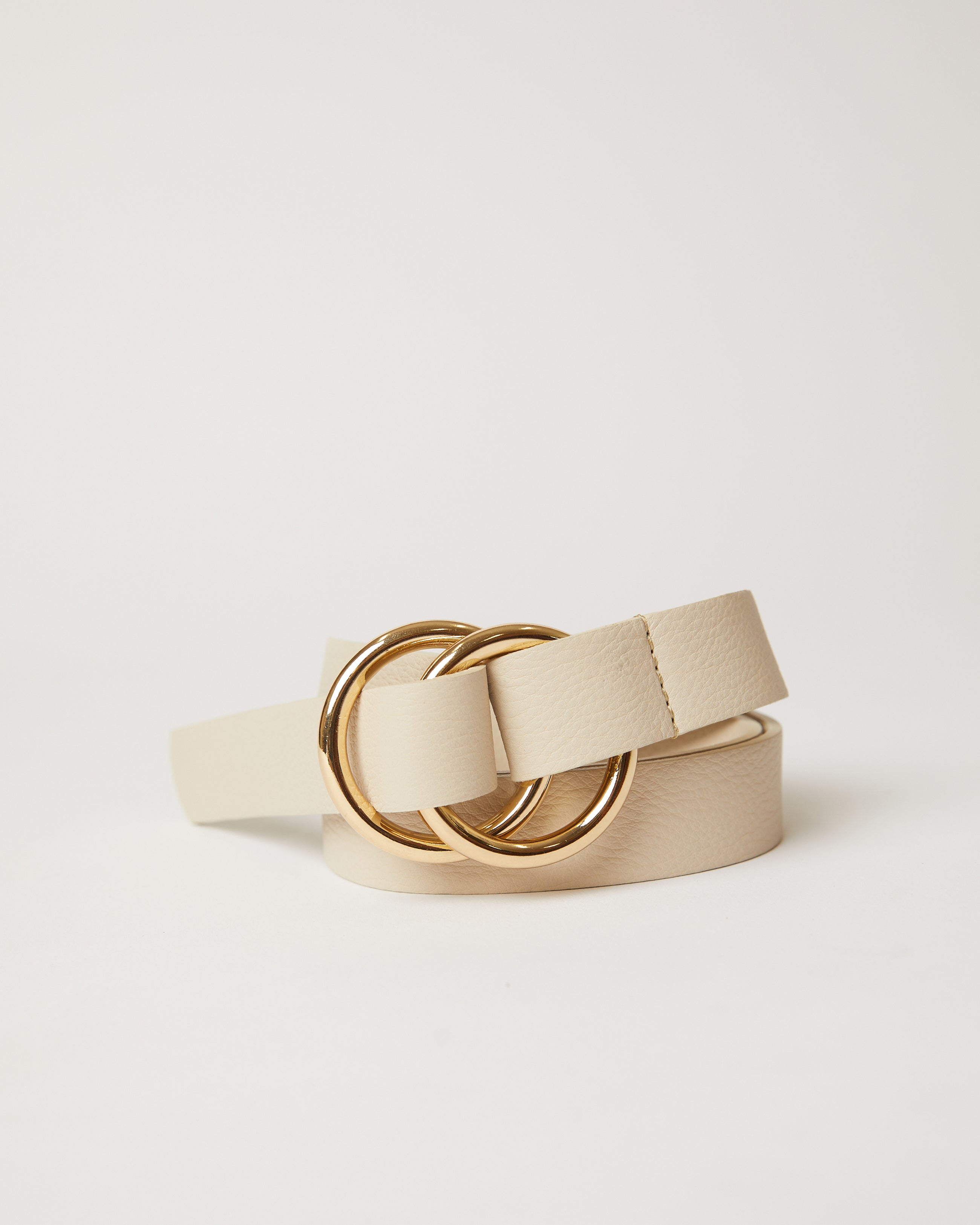 TUMBLET LEATHER BELT - BELT