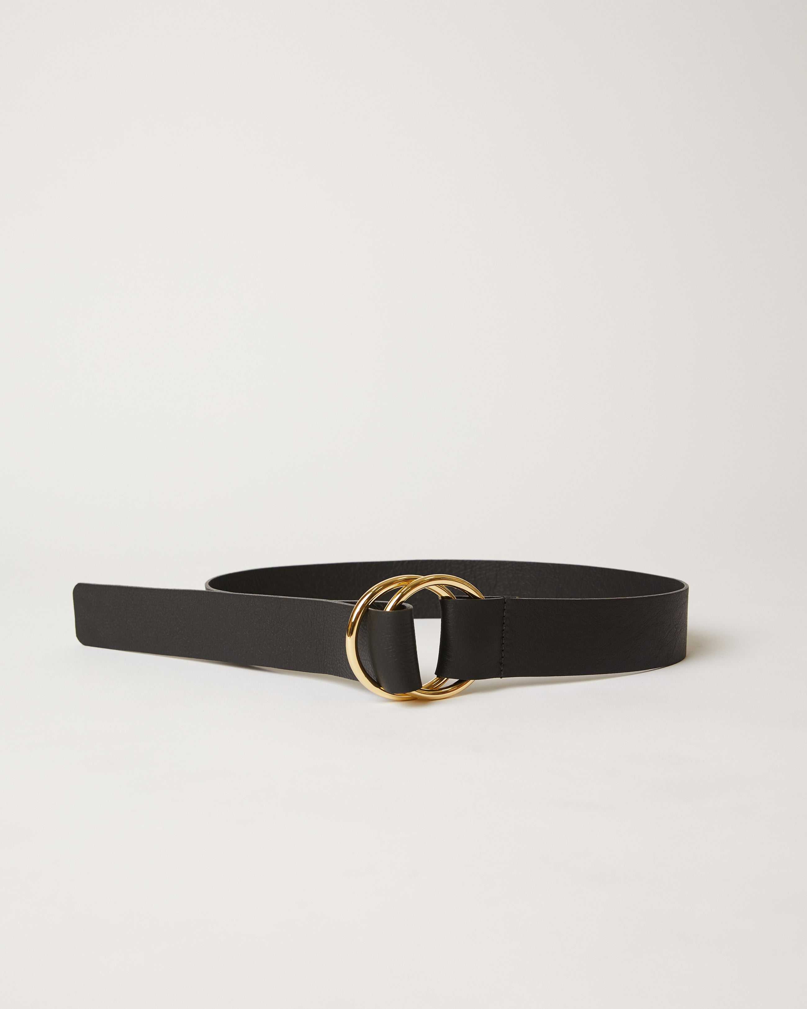 TUMBLE LEATHER WRAP Black Gold - BELT