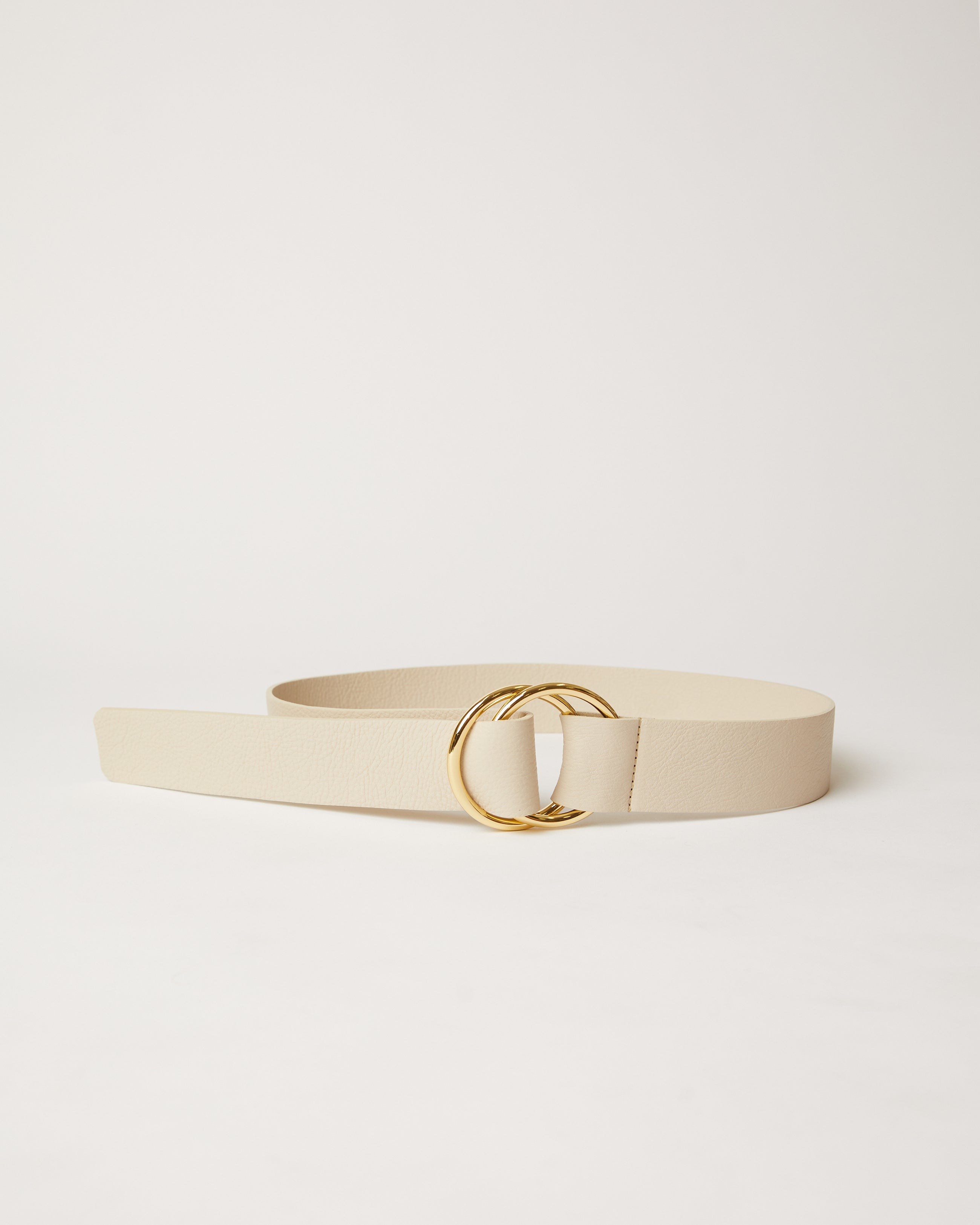 TUMBLE LEATHER WRAP Bone Gold - BELT
