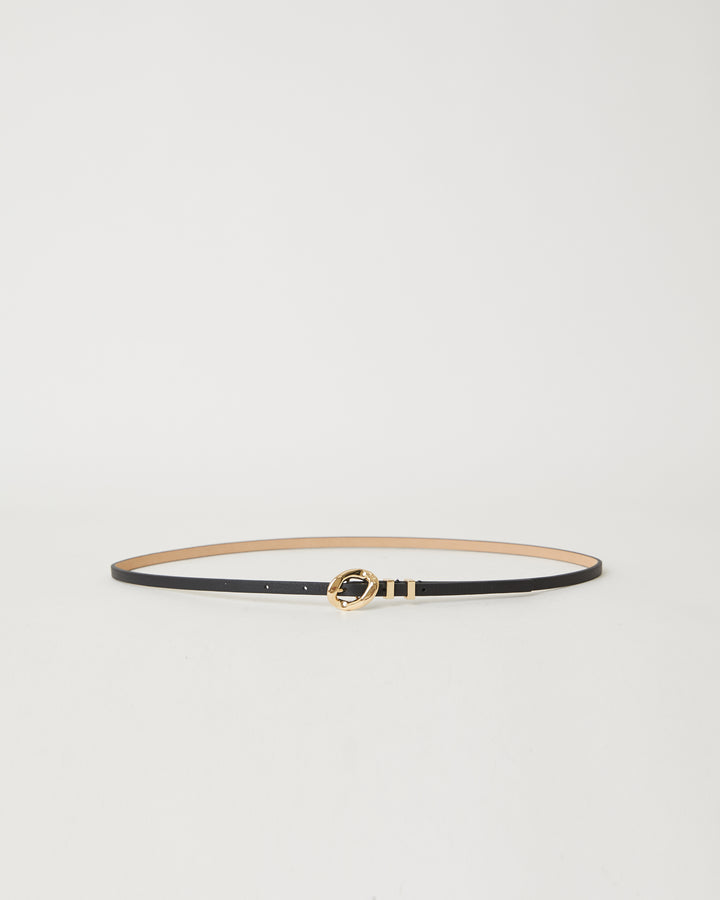 B-Low The Belt Ophelia Gloss Leather Belt in Black/Gold – Suite 201