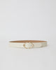 LIVIA GLOSS LEATHER BELT (FINAL SALE)